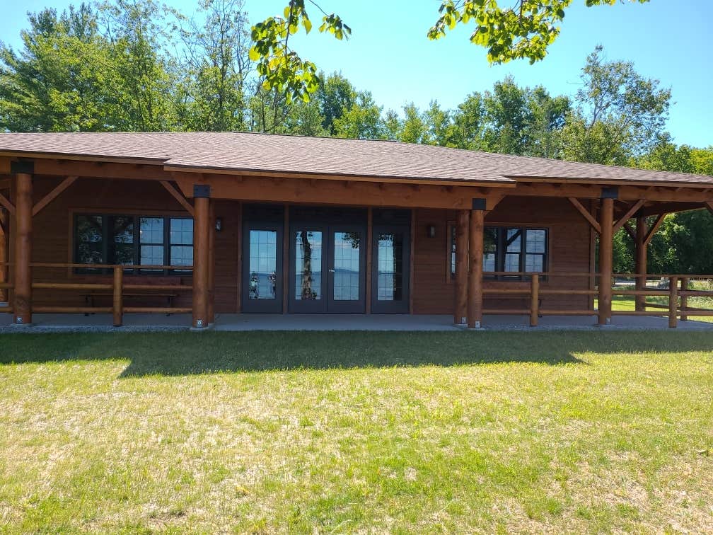Barbara K.'s photo of glamping accommodations at Onaway State Park Campground near Gaylord, MI