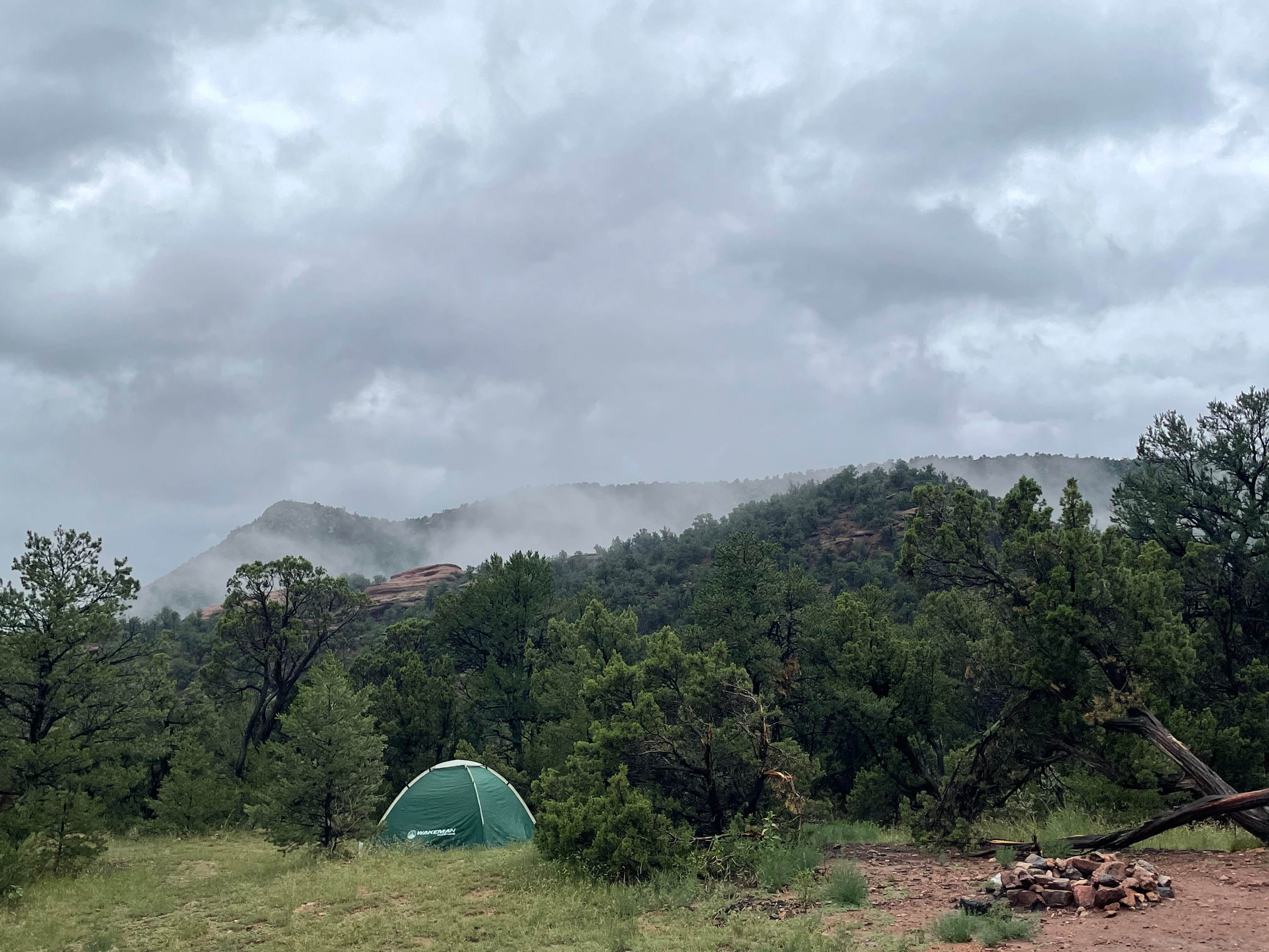 rain's photo of tent camping at Red Canyon Park in Colorado