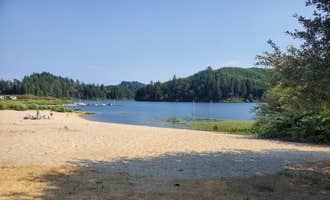 Camping near Riley Ranch : Tenmile Lake County Campground, Lakeside, Oregon