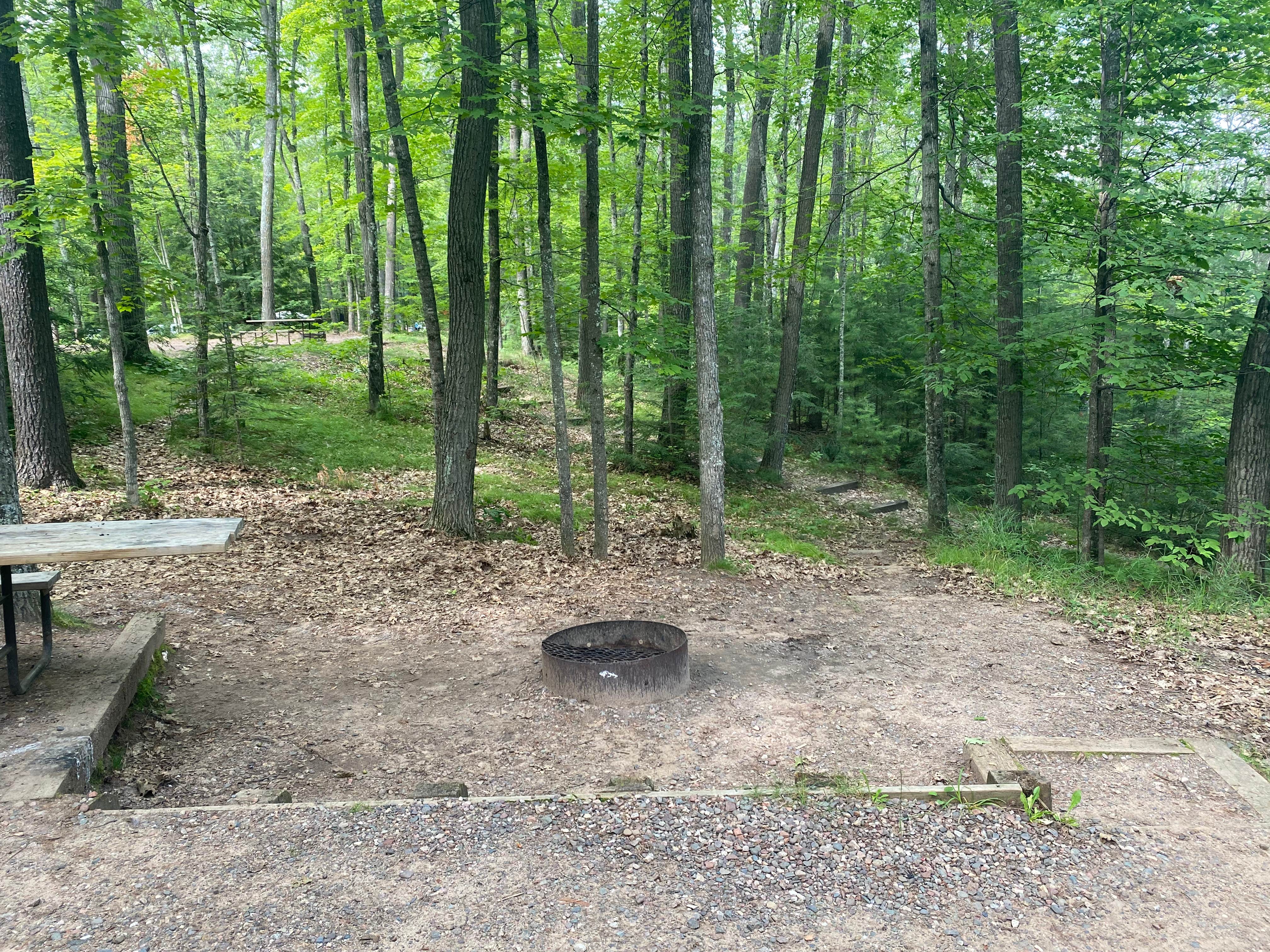 Camper-submitted photo at Clear Lake Campground — Northern Highland State Forest near Westboro, WI