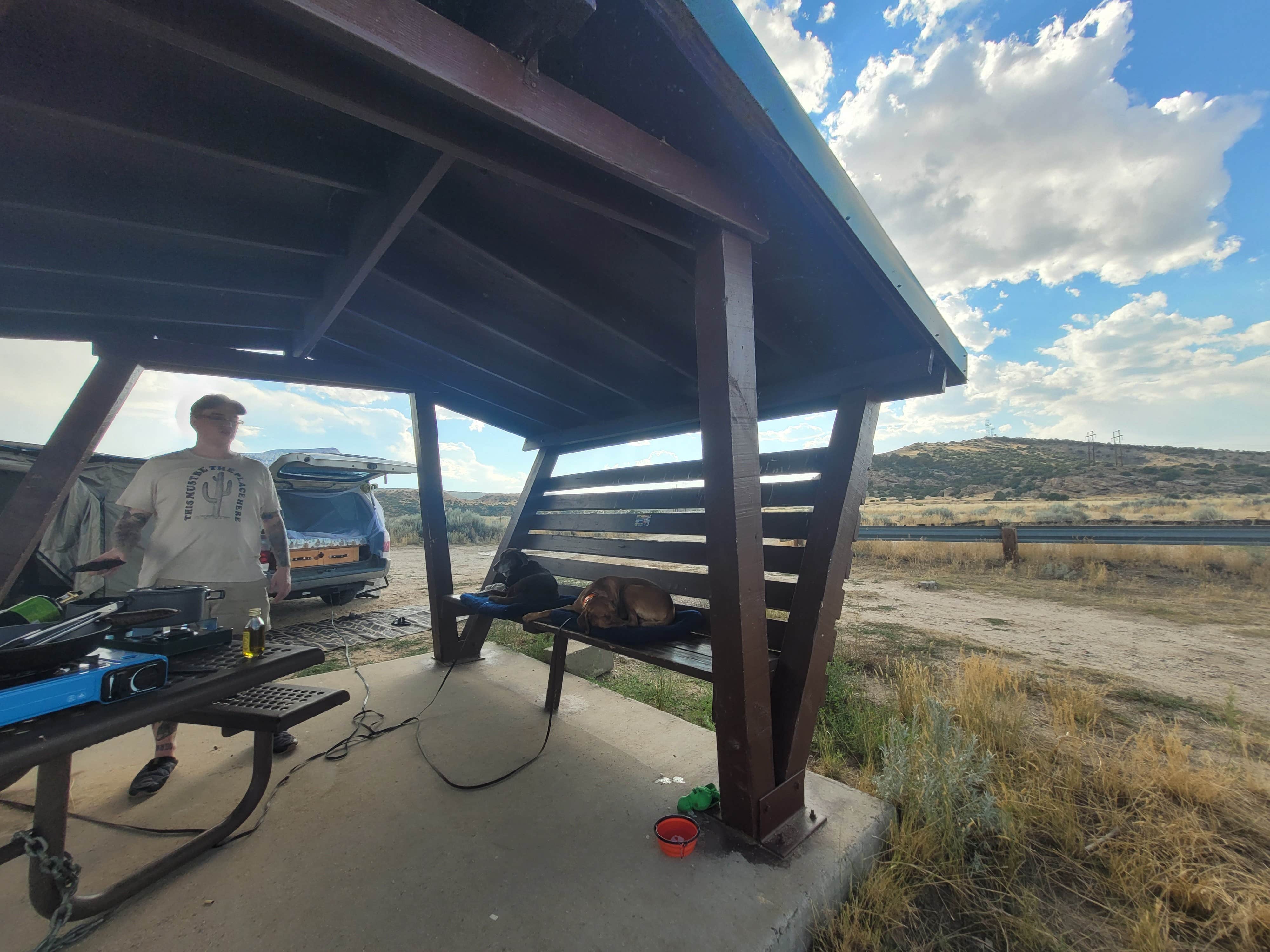 Camper-submitted photo at Gray Reef Reservoir near Alcova, WY