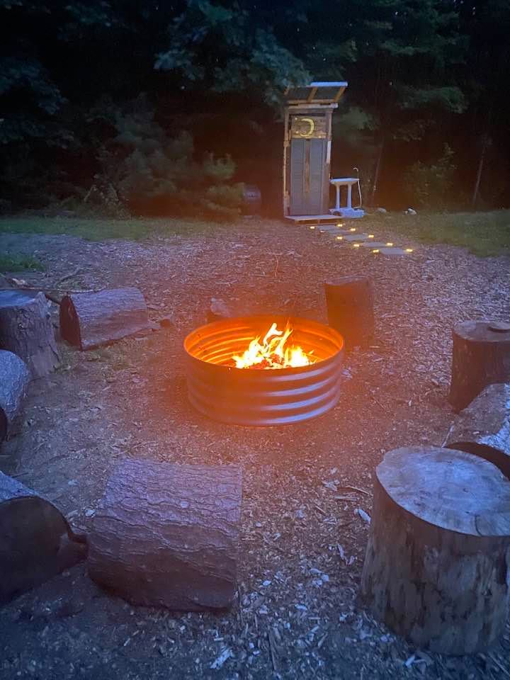 Camper submitted image from The Woodland's Edge Glampsite and Hot Tubs - 1