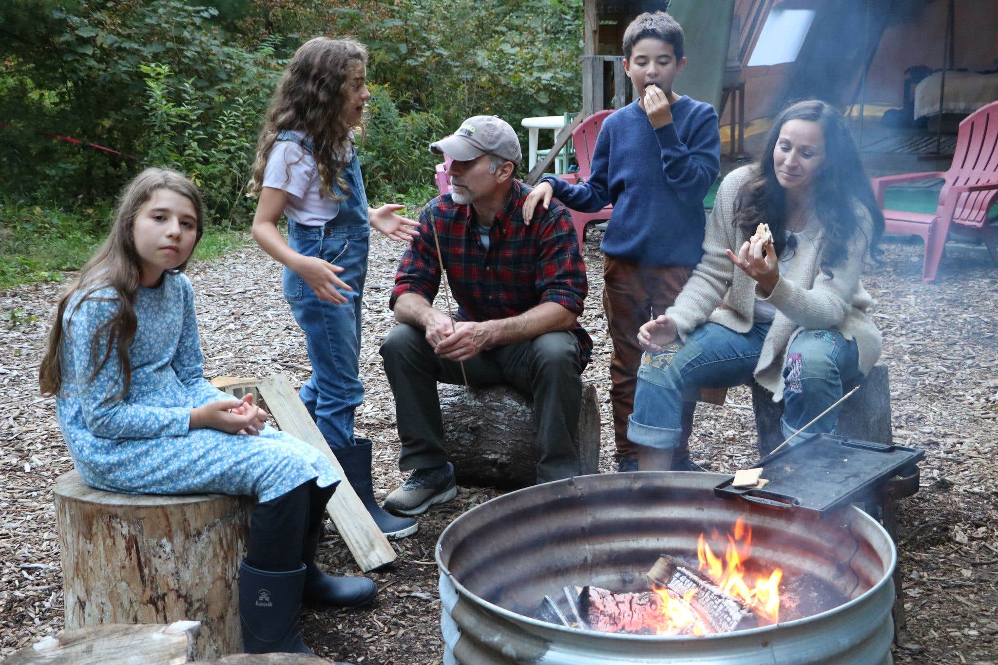 Camper-submitted photo at The Woodland's Edge Glampsite and Hot Tubs near Granby, MA