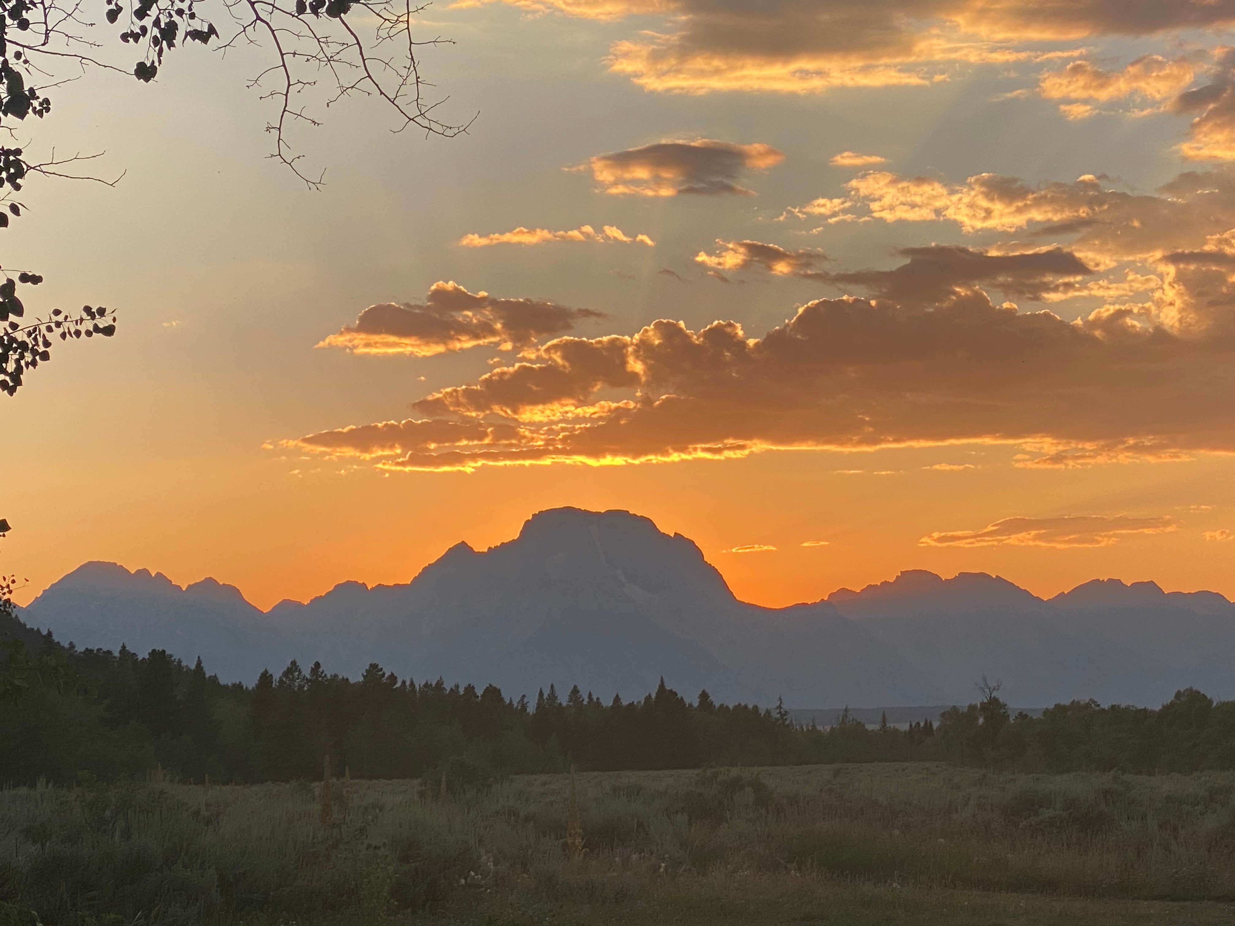 mary F.'s photo of a dispersed camping area at Spread Creek Dispersed Campground near Kelly, WY