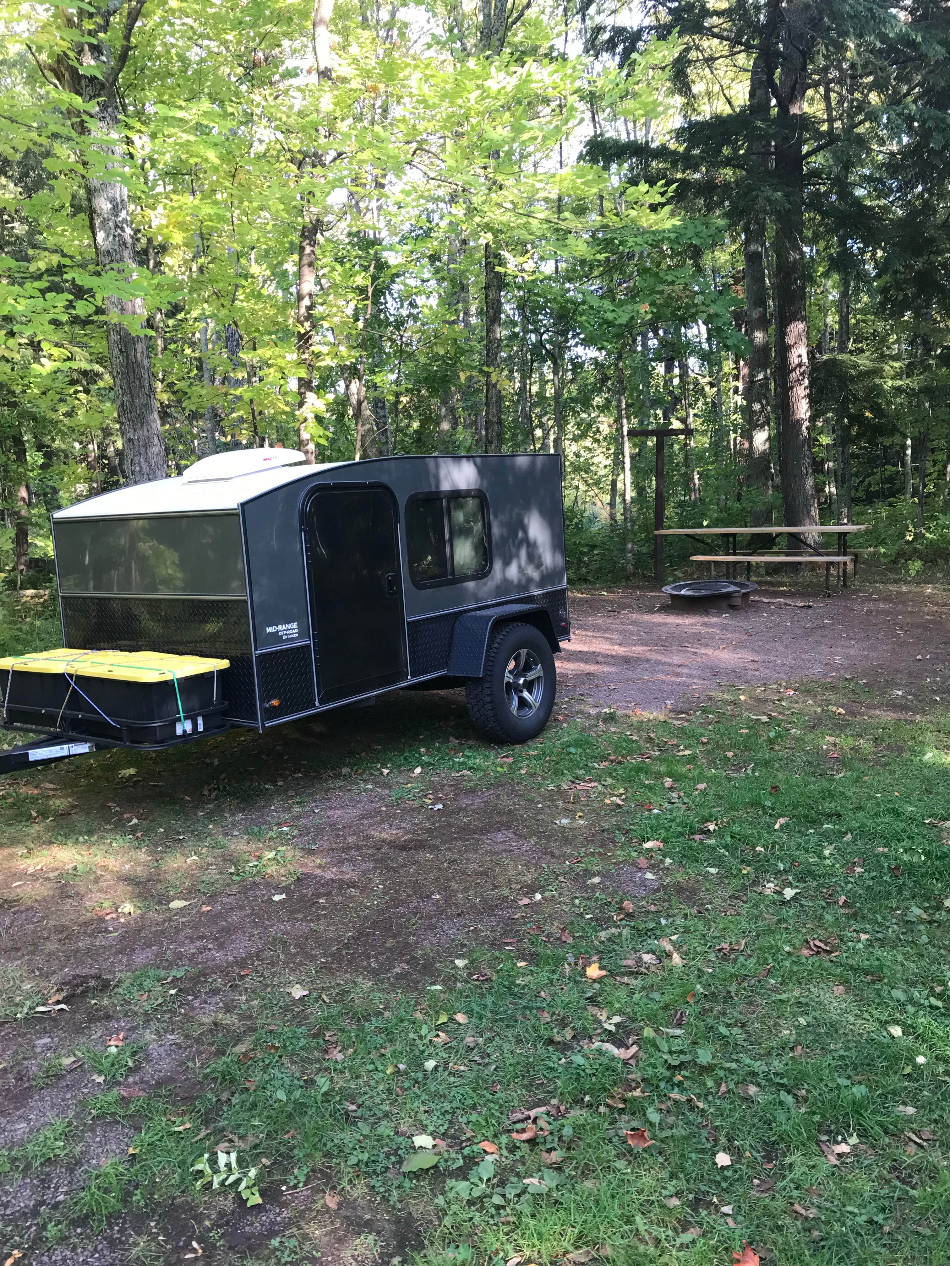 Lisa H.'s photo of rv camping at Black River Harbor Campground near Ironwood, MI