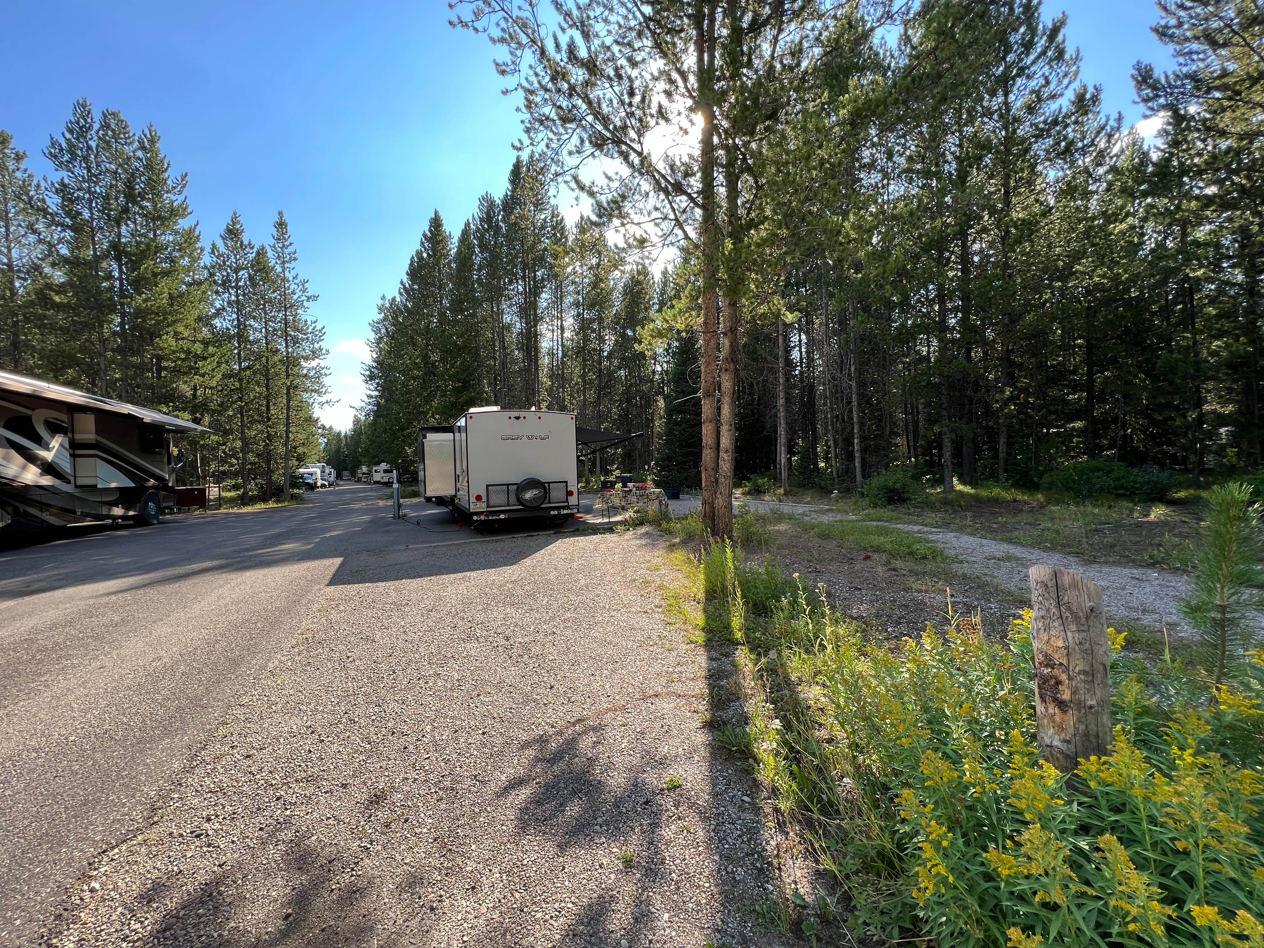 Jackie F.'s photo of rv camping at Colter Bay RV Park at Colter Bay Village — Grand Teton National Park in Wyoming