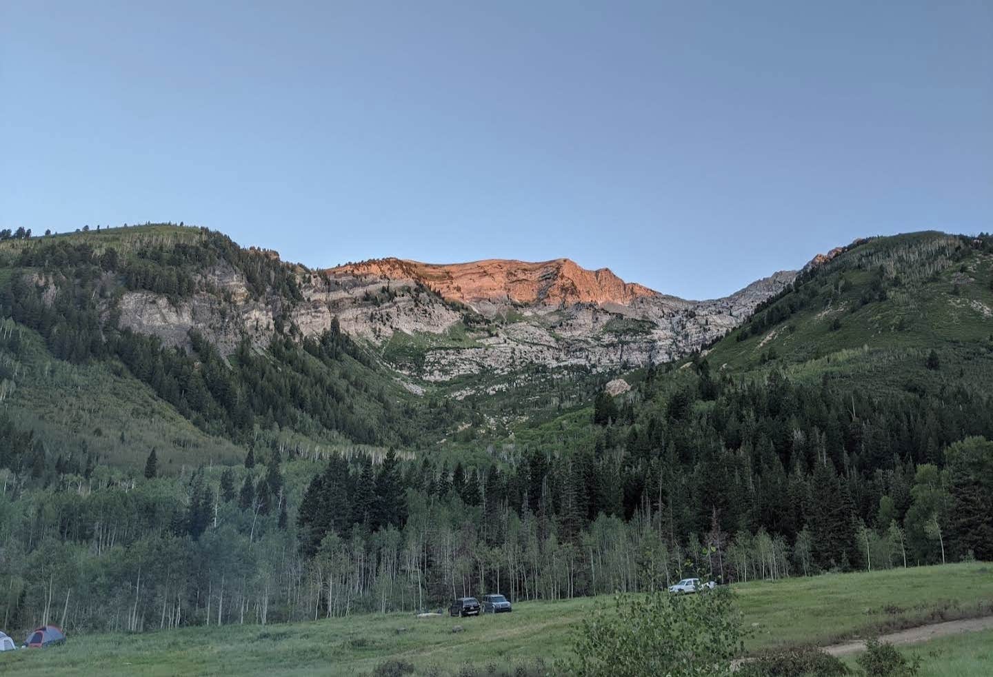 Camper-submitted photo at Kimball Campground near Snowbird, UT