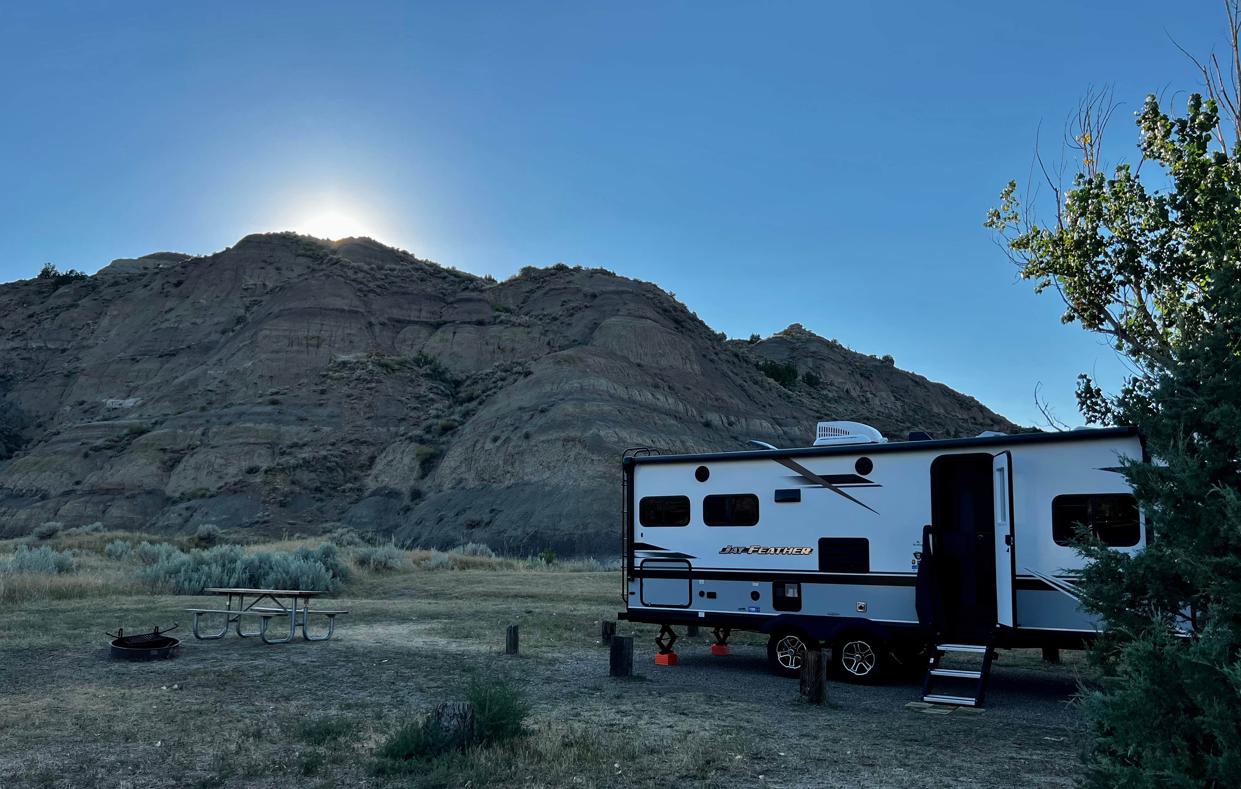Deb M.'s photo of rv camping at Makoshika State Park Campground near Sentinel Butte, ND