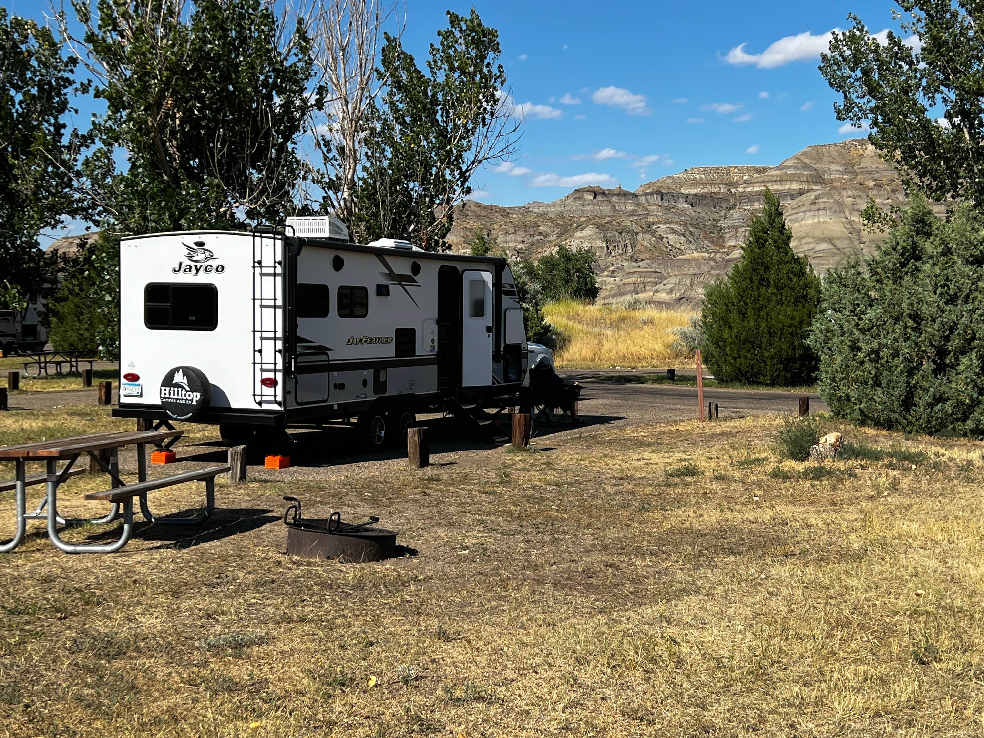 Deb M.'s photo of rv camping at Makoshika State Park Campground near Terry, MT