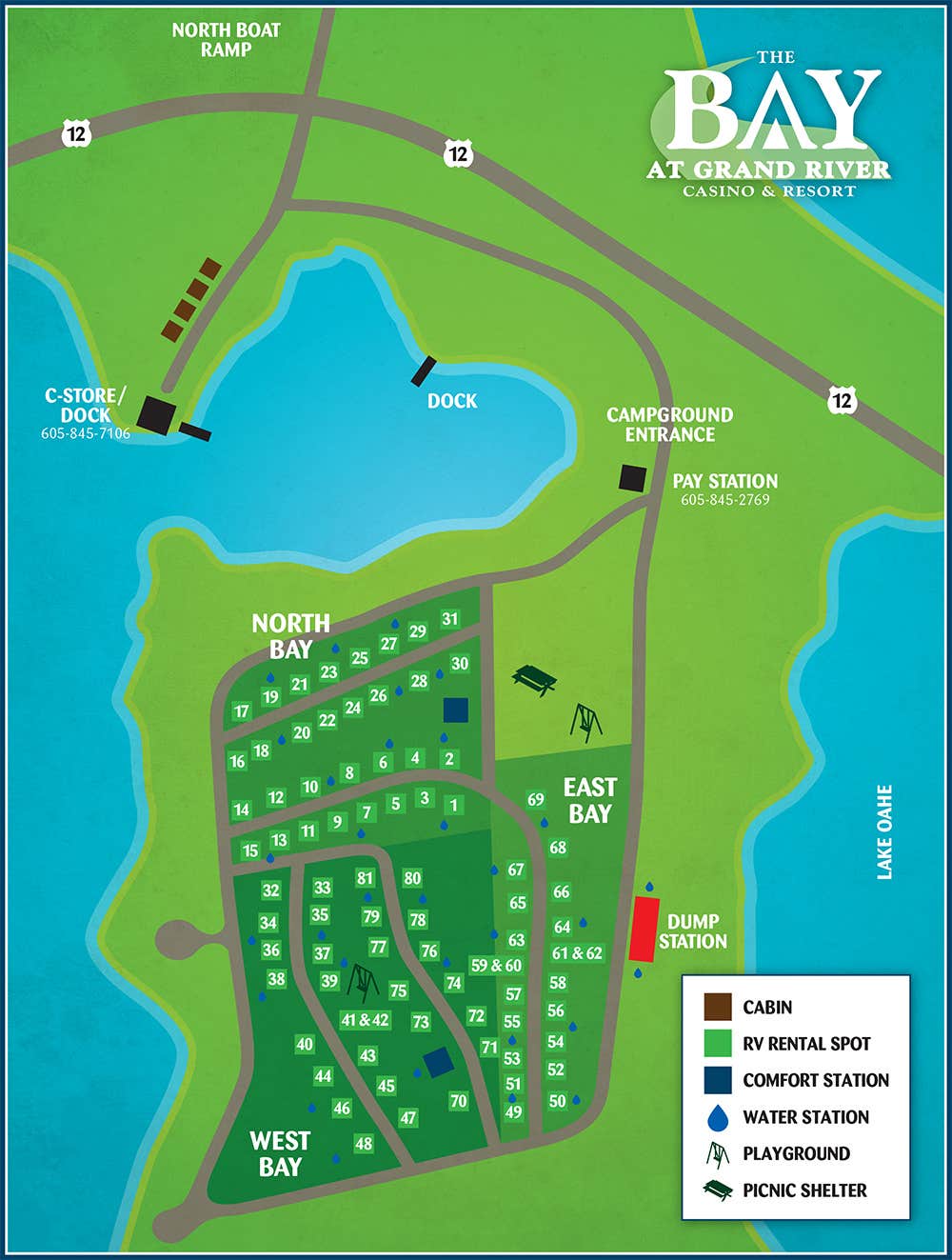 Camper-submitted photo at Grand River Casino and Resort Campground near Badlands National Park