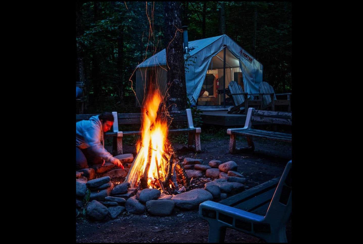 Pierre L.'s photo at Upper Esopus Creekside Camp near Shandaken, NY