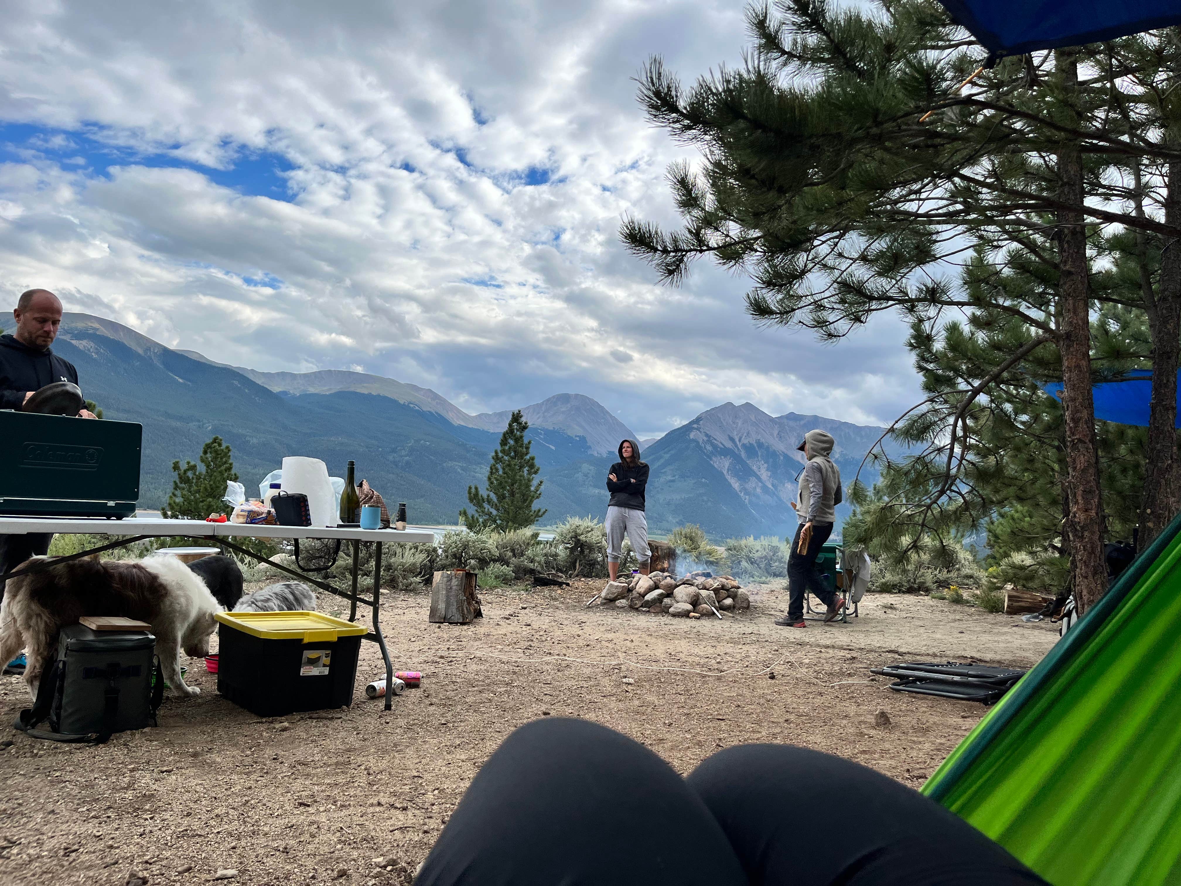 Myrinda G.'s photo of tent camping at Twin Lakes Dispersed Camping - Site 2 West near Granite, CO