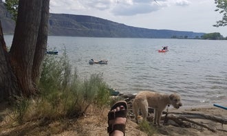 Camping near Spring Canyon Group Site — Lake Roosevelt National Recreation Area: Dune Loop Campground — Steamboat Rock State Park, Electric City, Washington