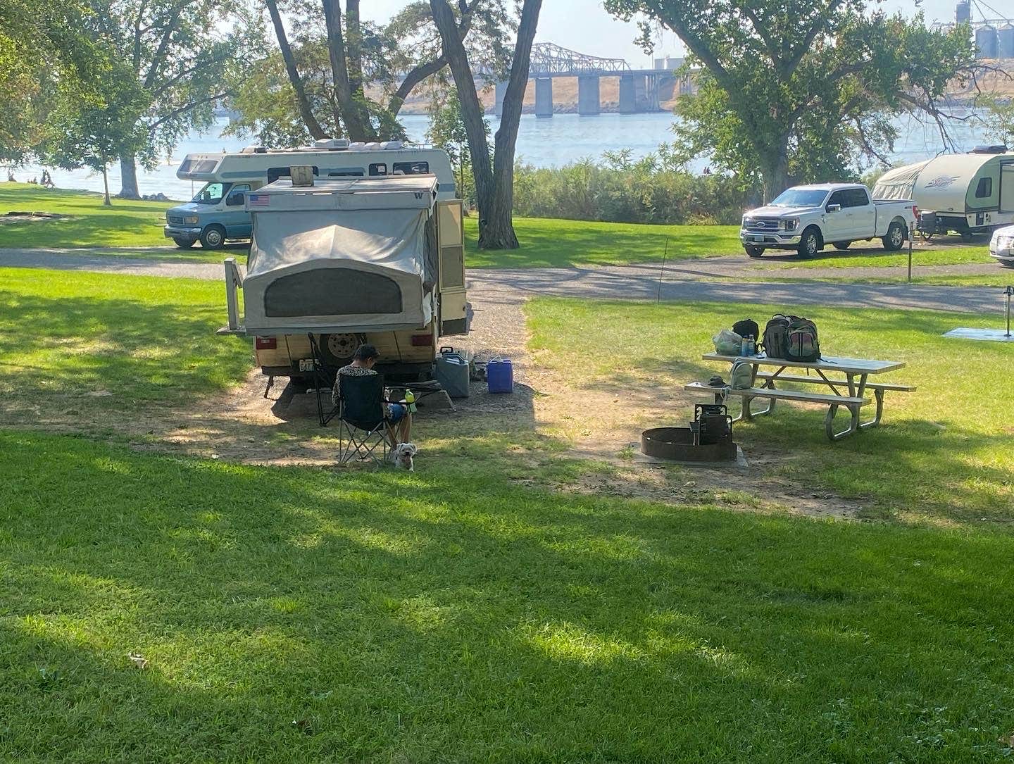 Loren P.'s photo of rv camping at Hood Park near Kennewick, WA