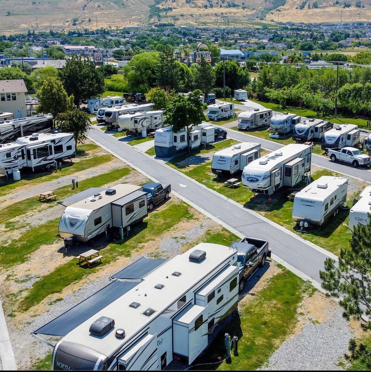 Camper submitted image from Golden Spike RV Park - 2