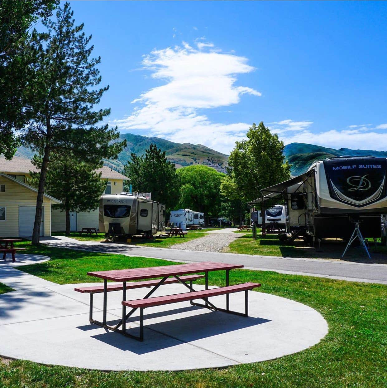 Camper-submitted photo at Golden Spike RV Park near Howell, UT