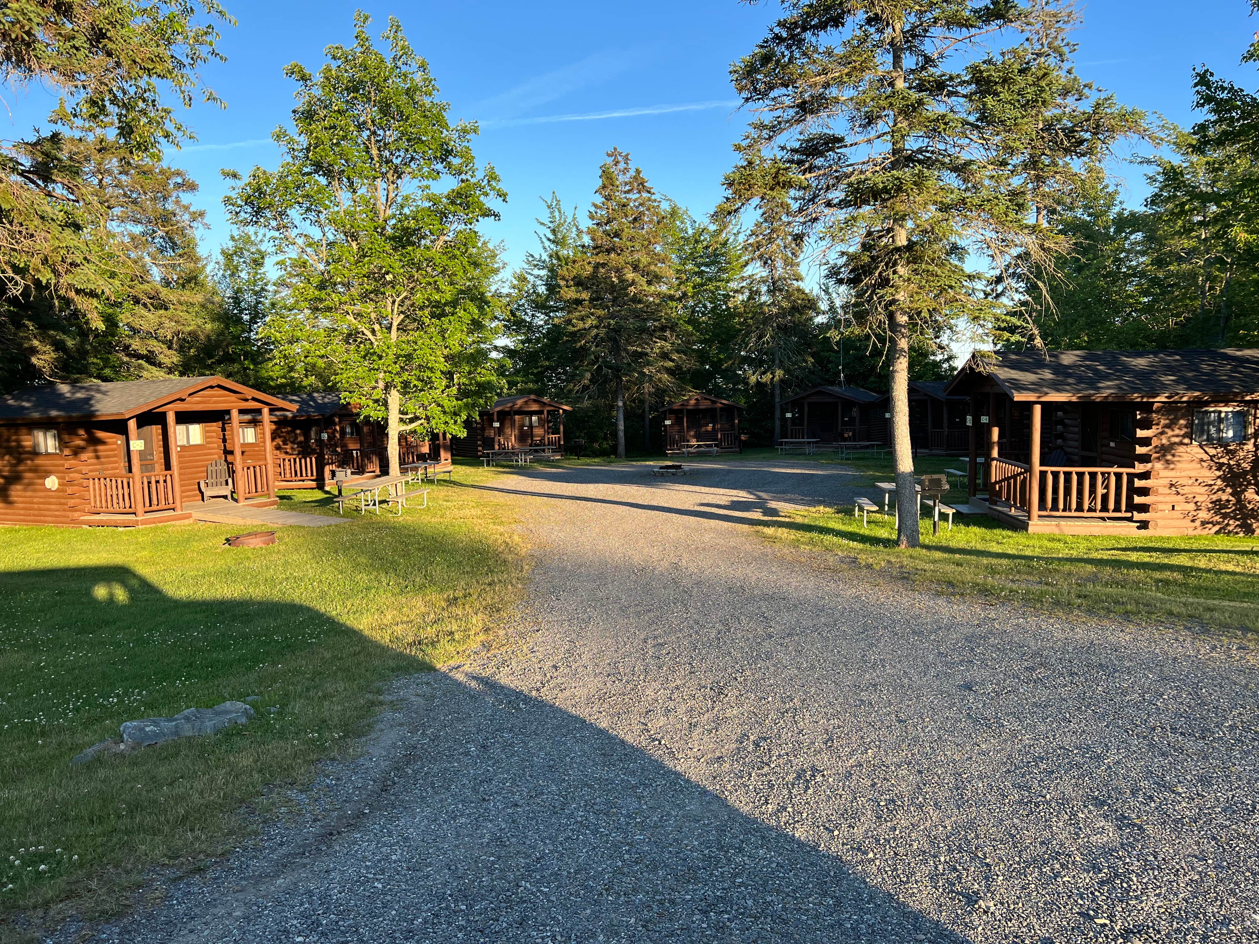 Bill B.'s photo of a cabin at Narrows Too Camping Resort near Bangor, ME