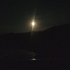 the moon was beautiful on the lake picture taken from the dock