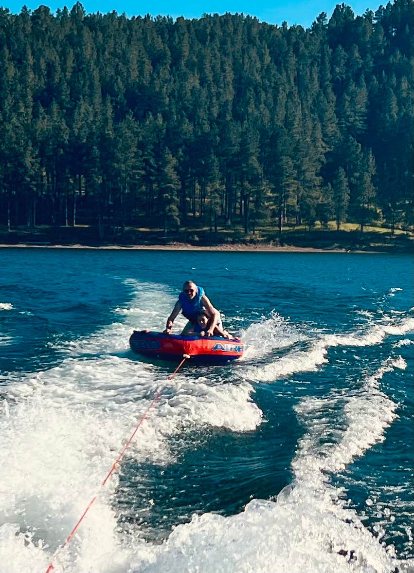 Camper-submitted photo at Whispering Pines Campground & Cabins near Silver City, SD
