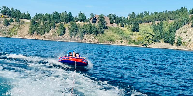 Camper submitted image from Whispering Pines Campground & Cabins