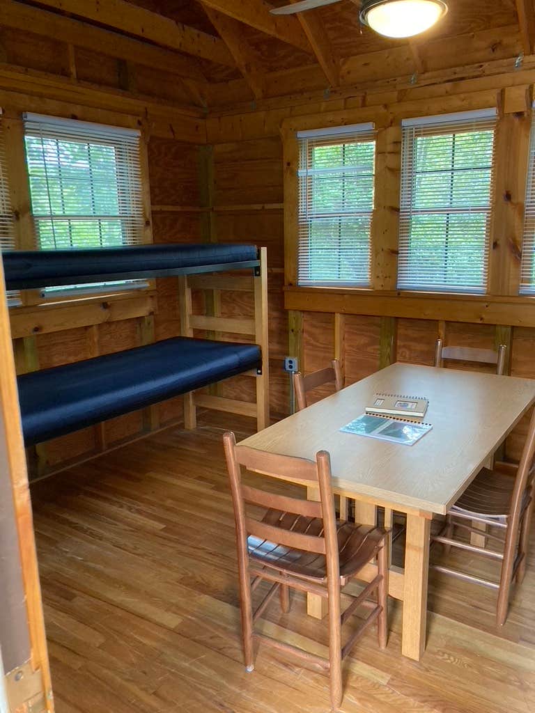 M J.'s photo of glamping accommodations at Andy Guest/Shenandoah River State Park Campground near Charles Town, WV