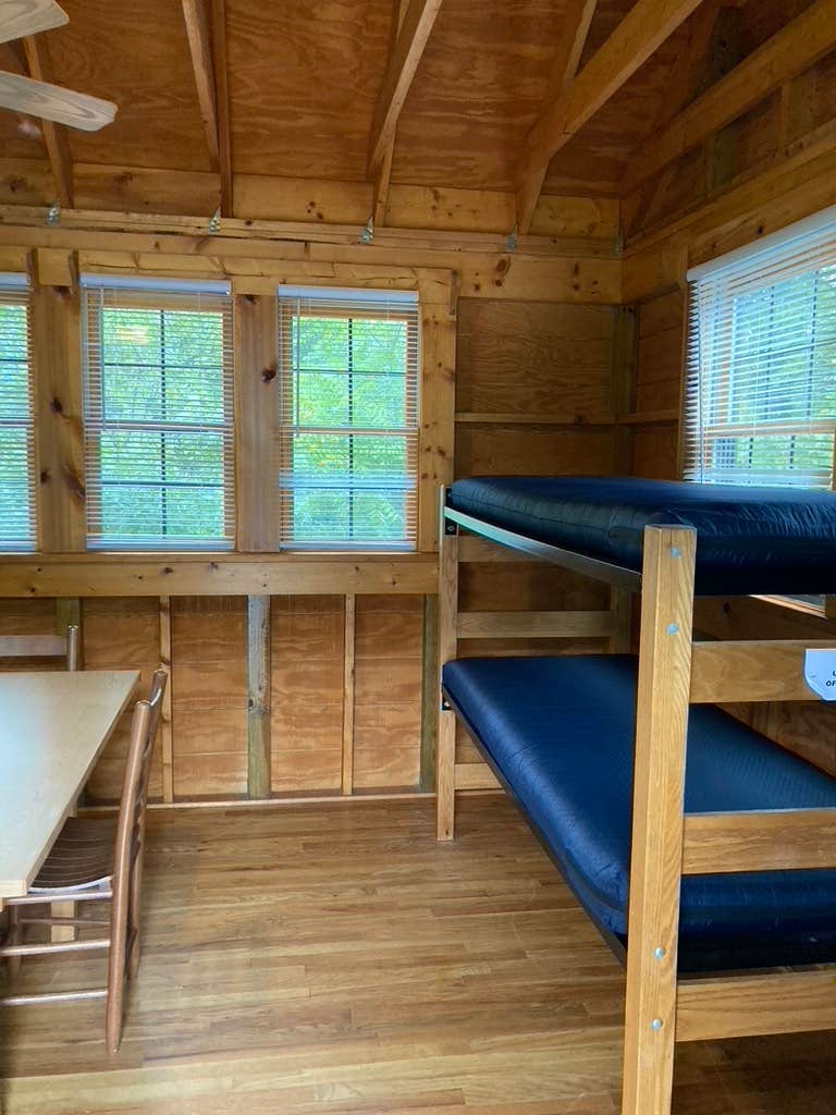 M J.'s photo of glamping accommodations at Andy Guest/Shenandoah River State Park Campground near Barboursville, VA