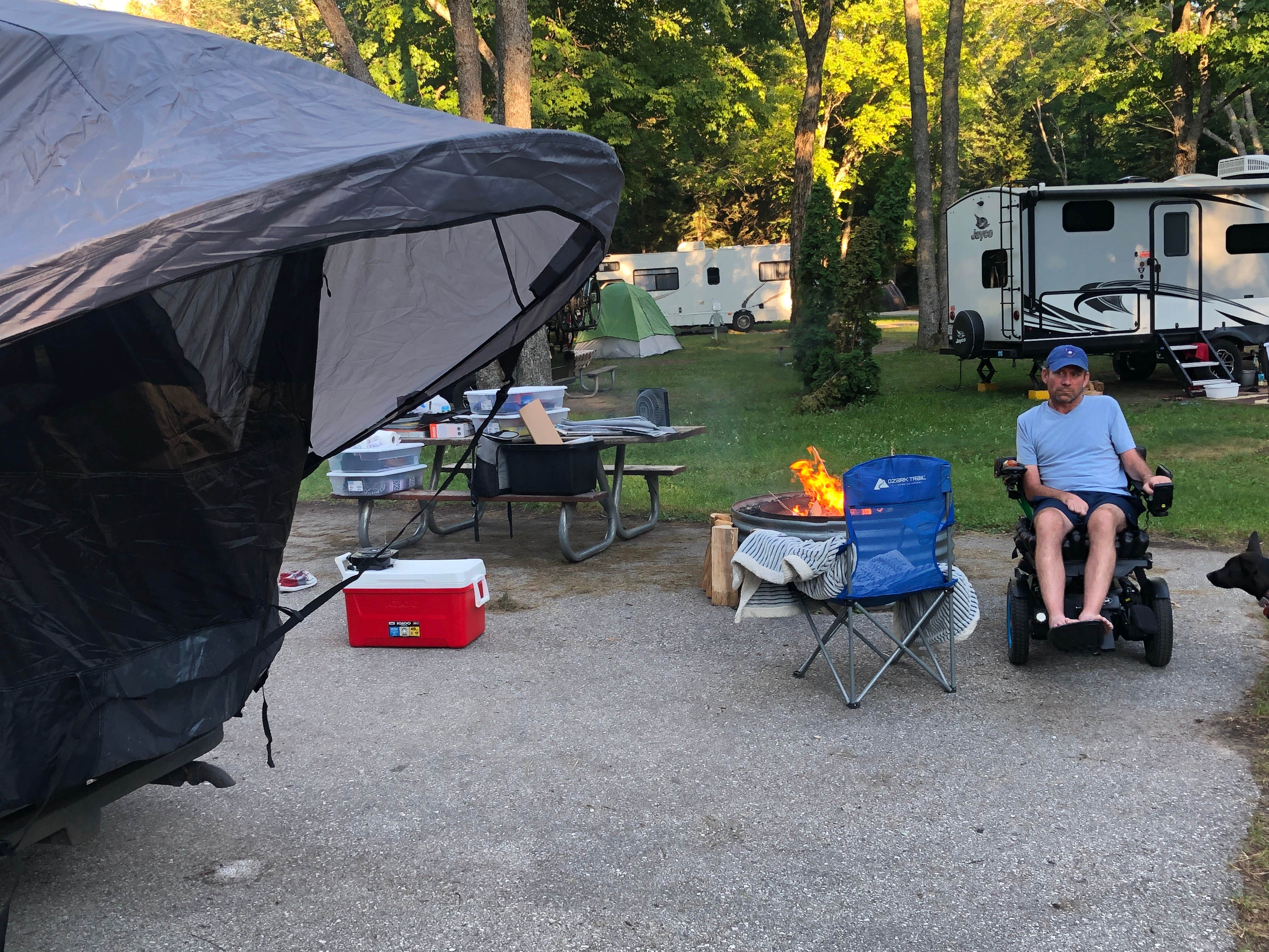 Jennifer B.'s photo at Lower Falls Campground — Tahquamenon Falls State Park near Eckerman, MI