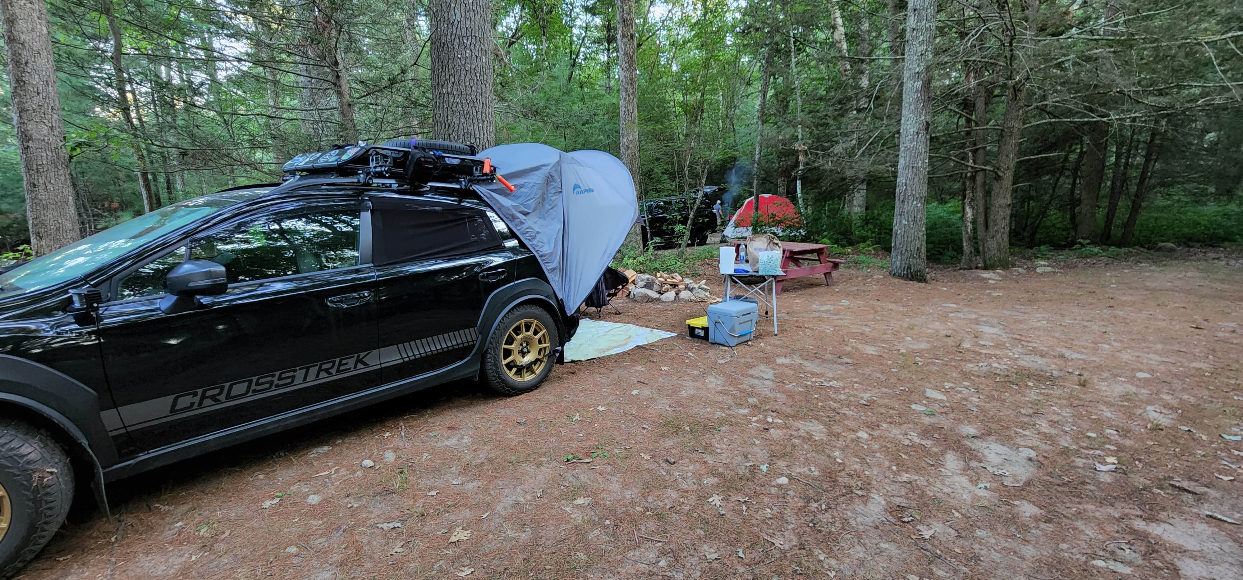 Camping near Hopeville Pond State Park Campground: Nature's Campsites, Voluntown, Connecticut