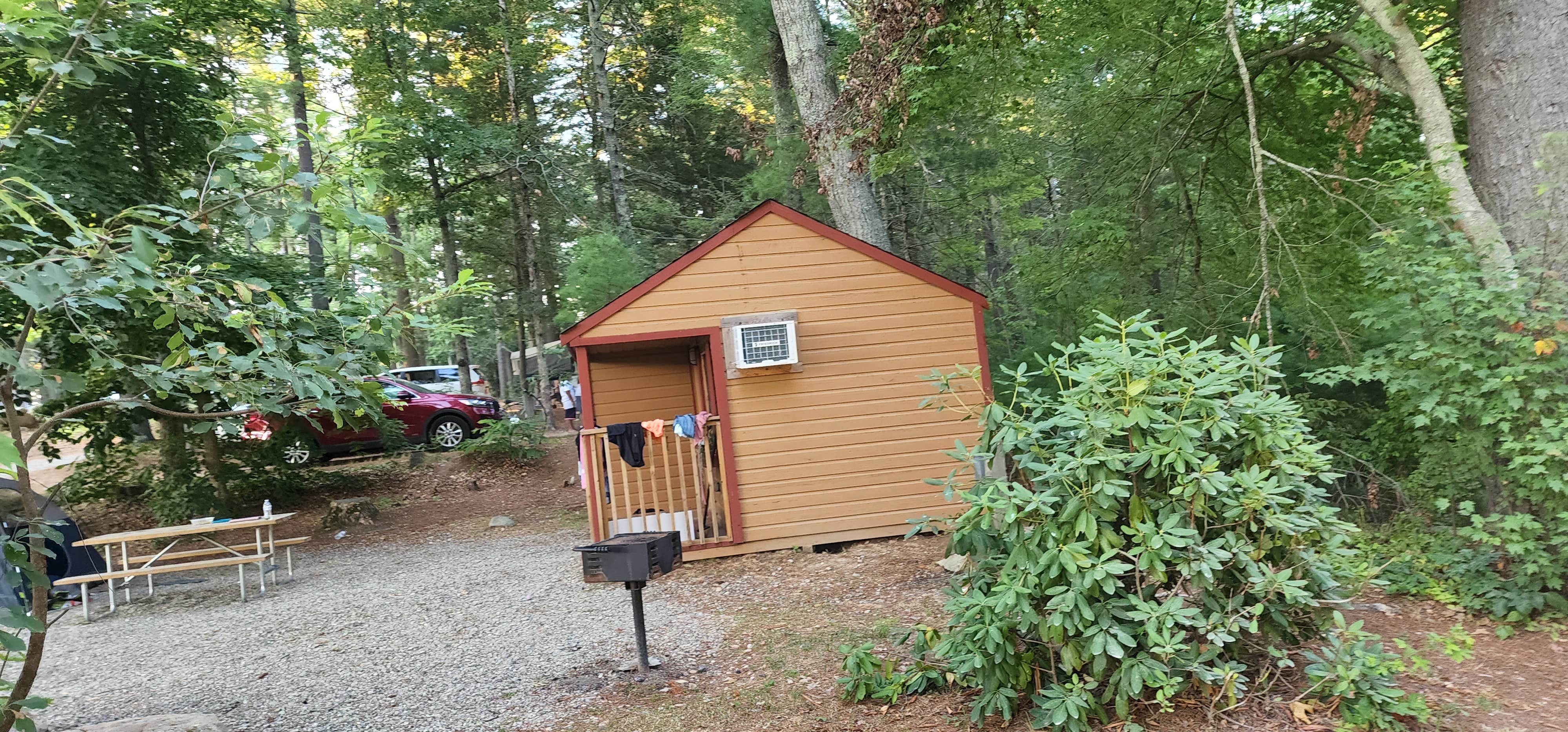 Miccal  M.'s photo of a cabin at Nature's Campsites near Worcester, MA