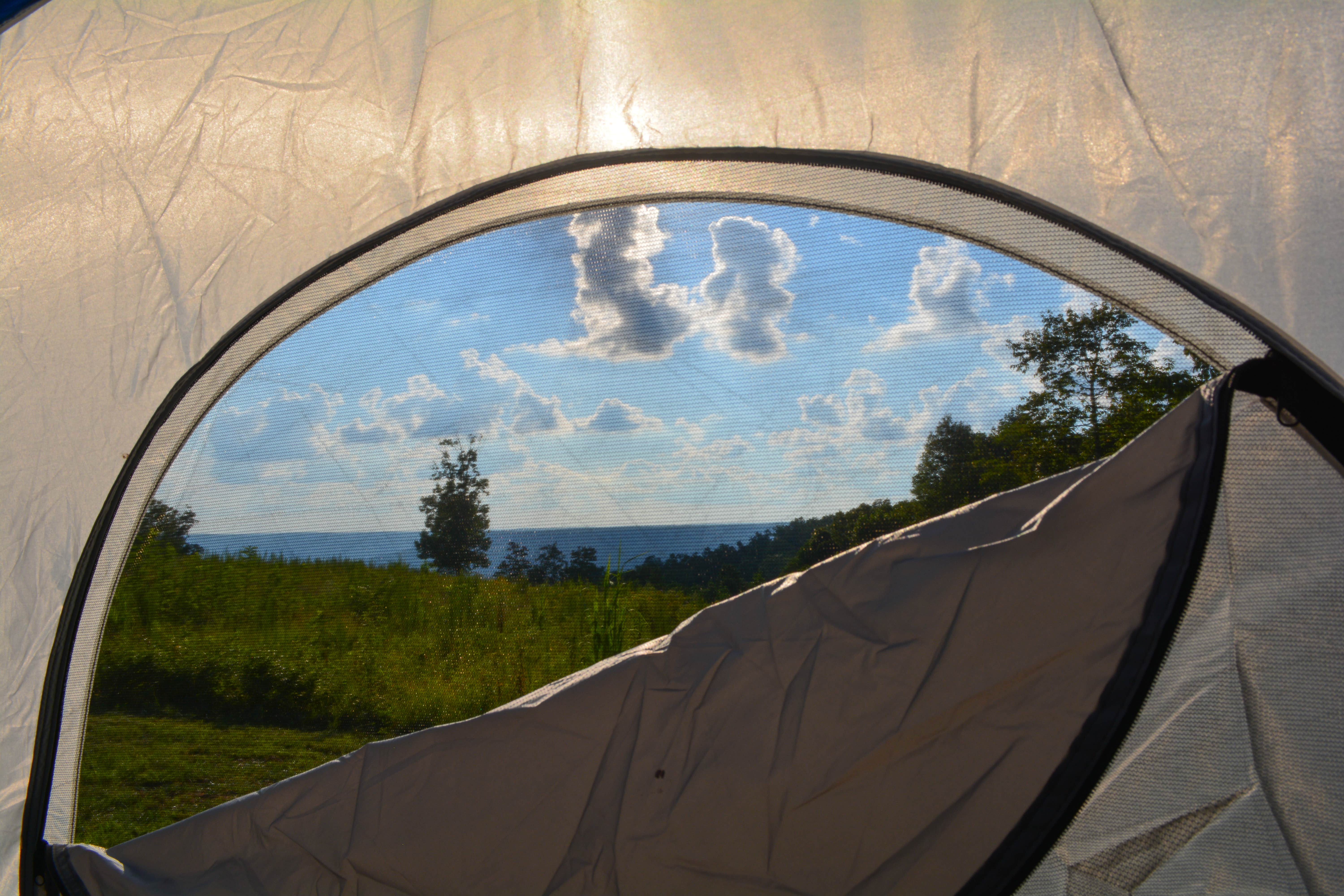 Kristine C.'s photo of tent camping at Whippoorwill Woods Nature Retreat near Normal, AL