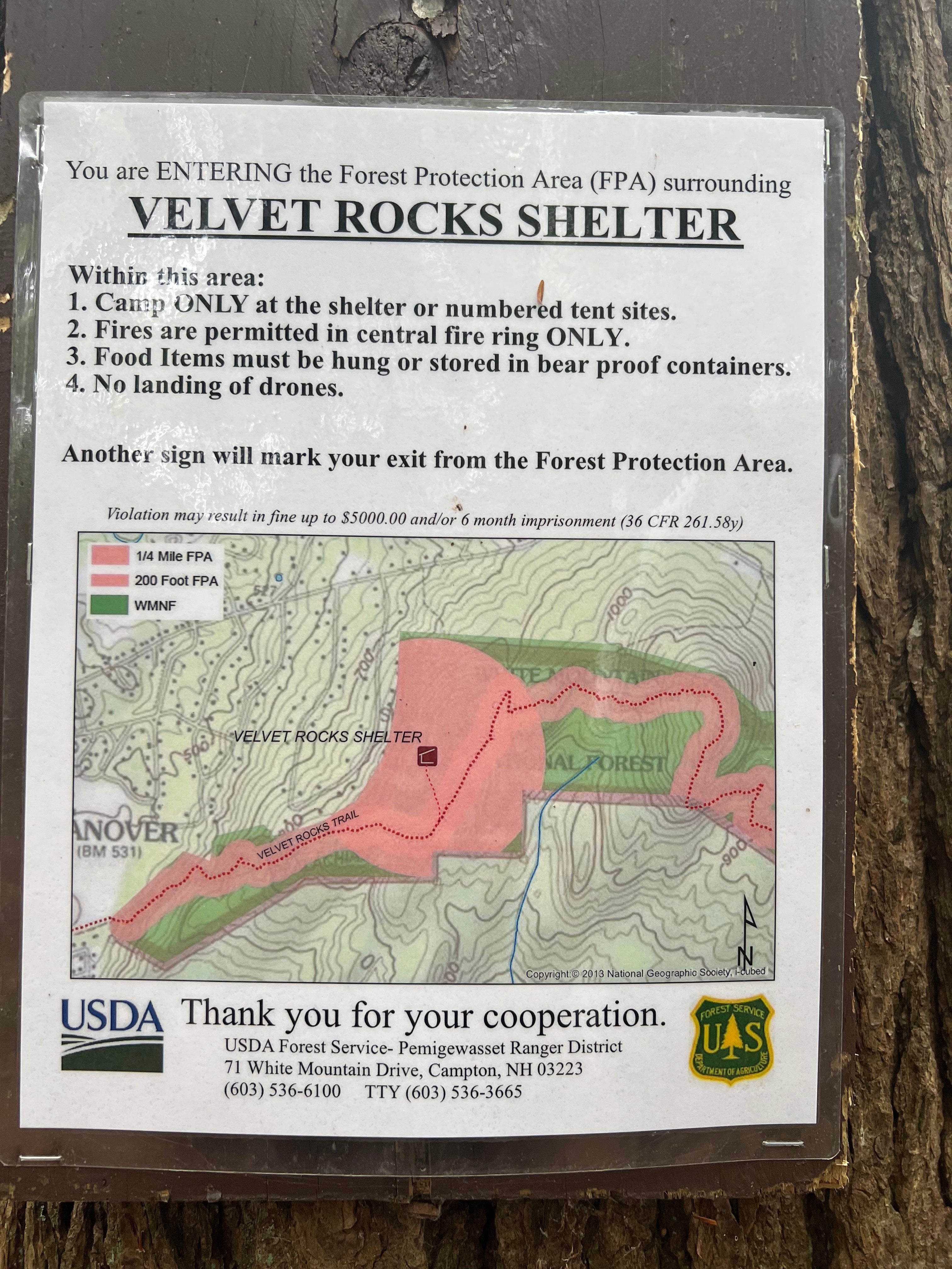 Camper submitted image from Velvet Rocks Shelter Backcountry Campground on the AT — Appalachian National Scenic Trail - 2
