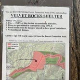 Review photo of Velvet Rocks Shelter Backcountry Campground on the AT — Appalachian National Scenic Trail by Justin P., August 25, 2022