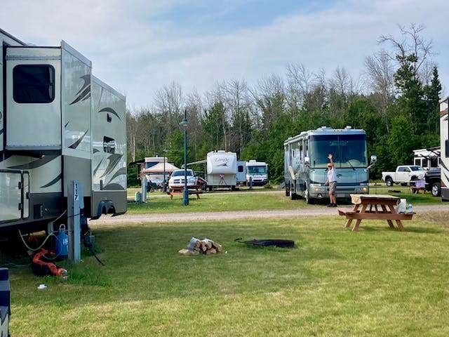 MickandKarla W.'s photo of camping with pets at Bay Mills Casino RV Campground near Sault Ste. Marie, MI