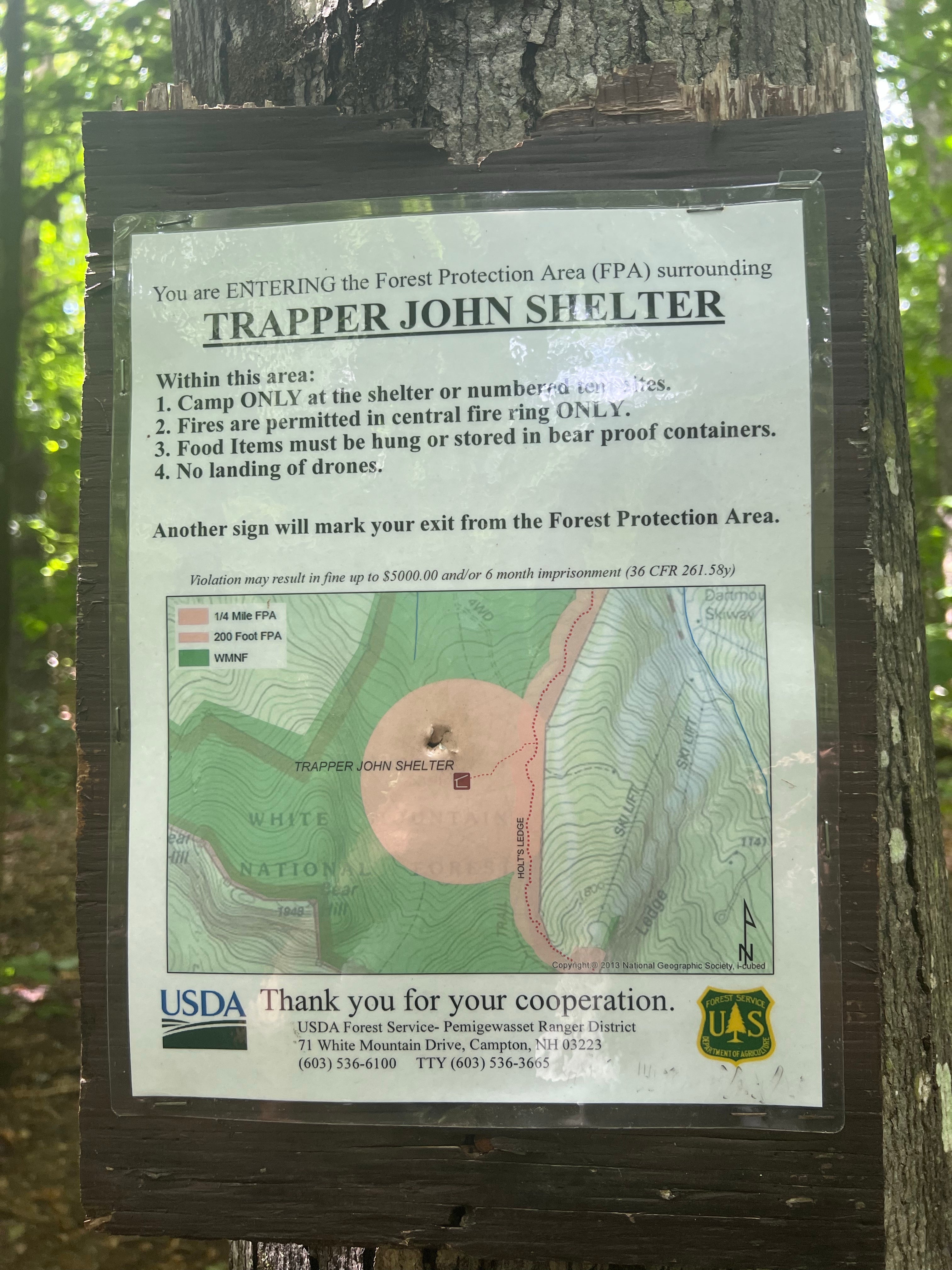 Camper submitted image from Trapper John Backcountry Campground on the AT — Appalachian National Scenic Trail - 2