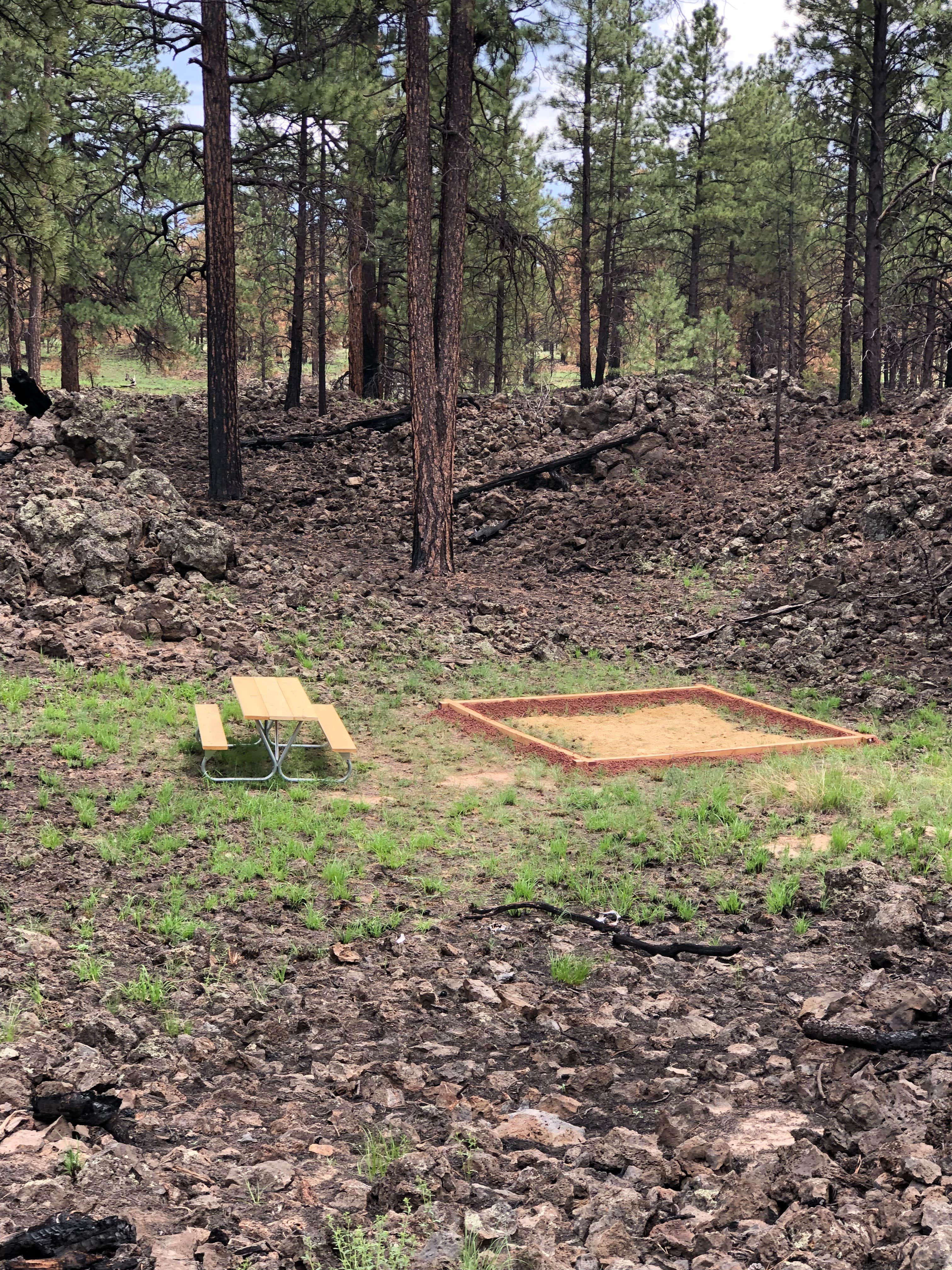 Camper-submitted photo at Chain of Craters Hiker Hideout near San Fidel, NM