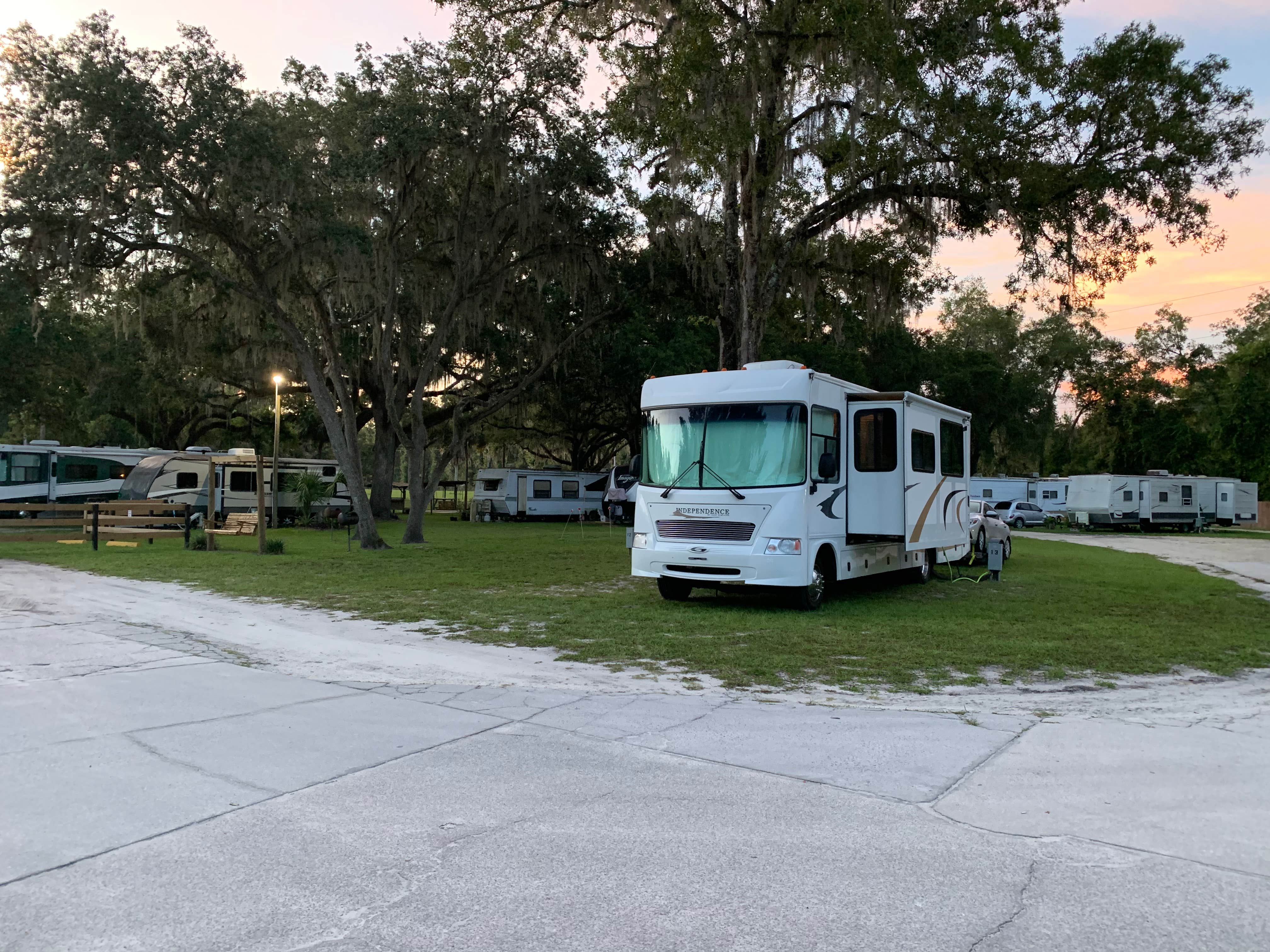 Edwin V.'s photo of rv camping at Shady Oaks RV & Mobile Home Park near Trenton, FL
