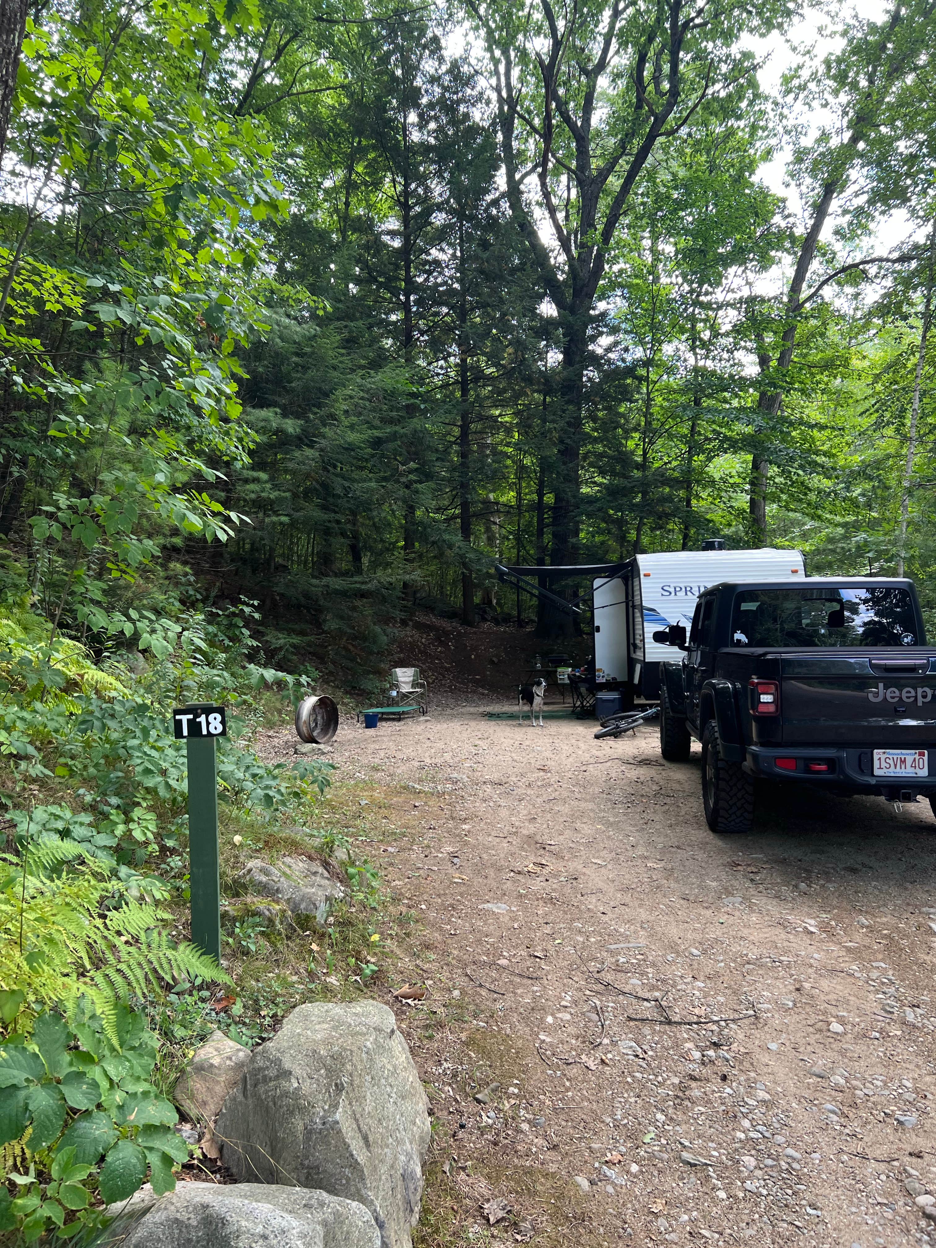 Quinn  G.'s photo of rv camping at Autumn Hills Campground near Bow, NH