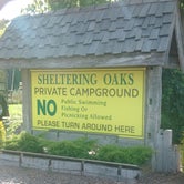 Review photo of Sheltering Oaks Campground by James M., August 28, 2022