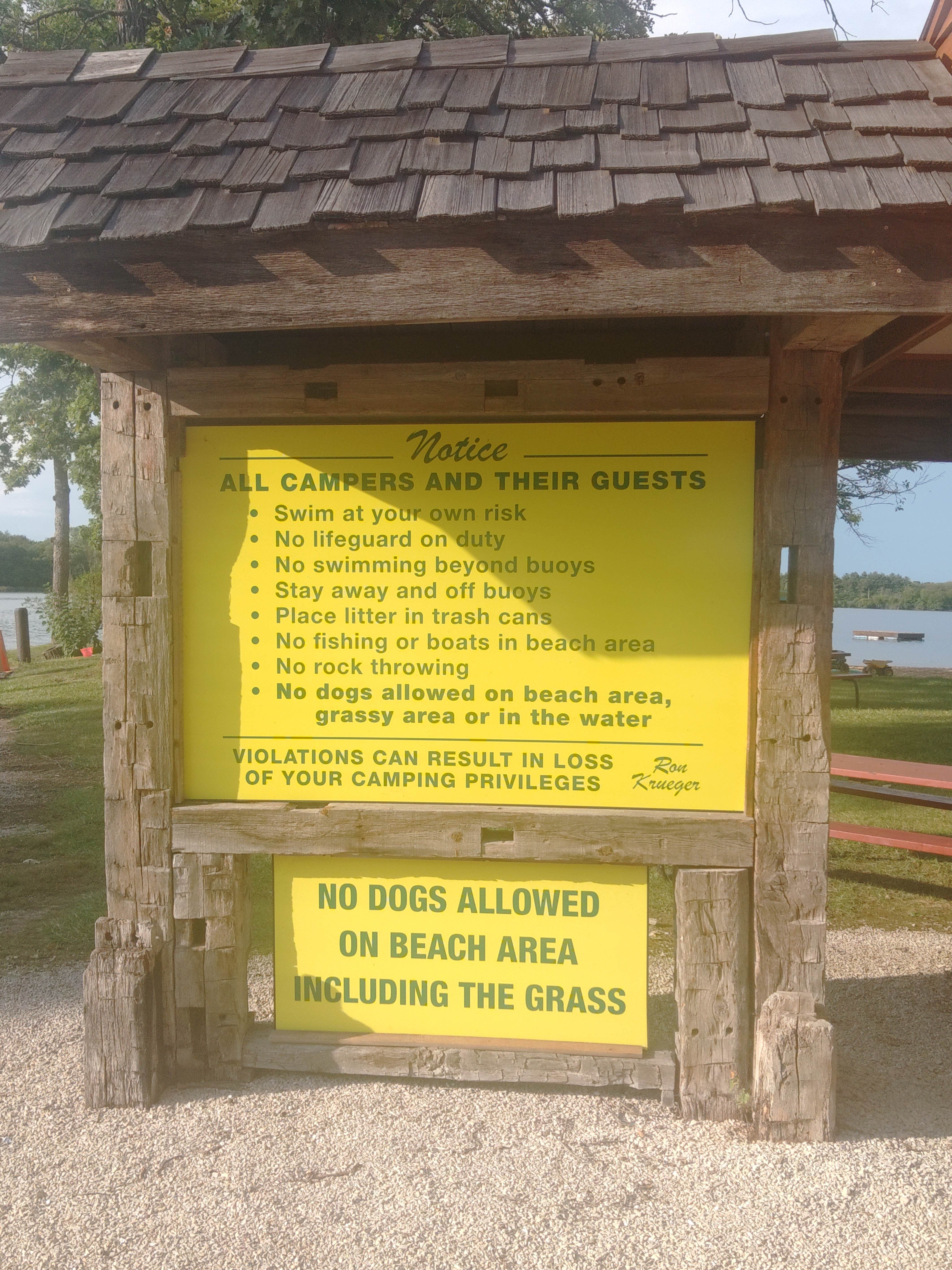 Camper-submitted photo at Sheltering Oaks Campground near Oak Creek, WI