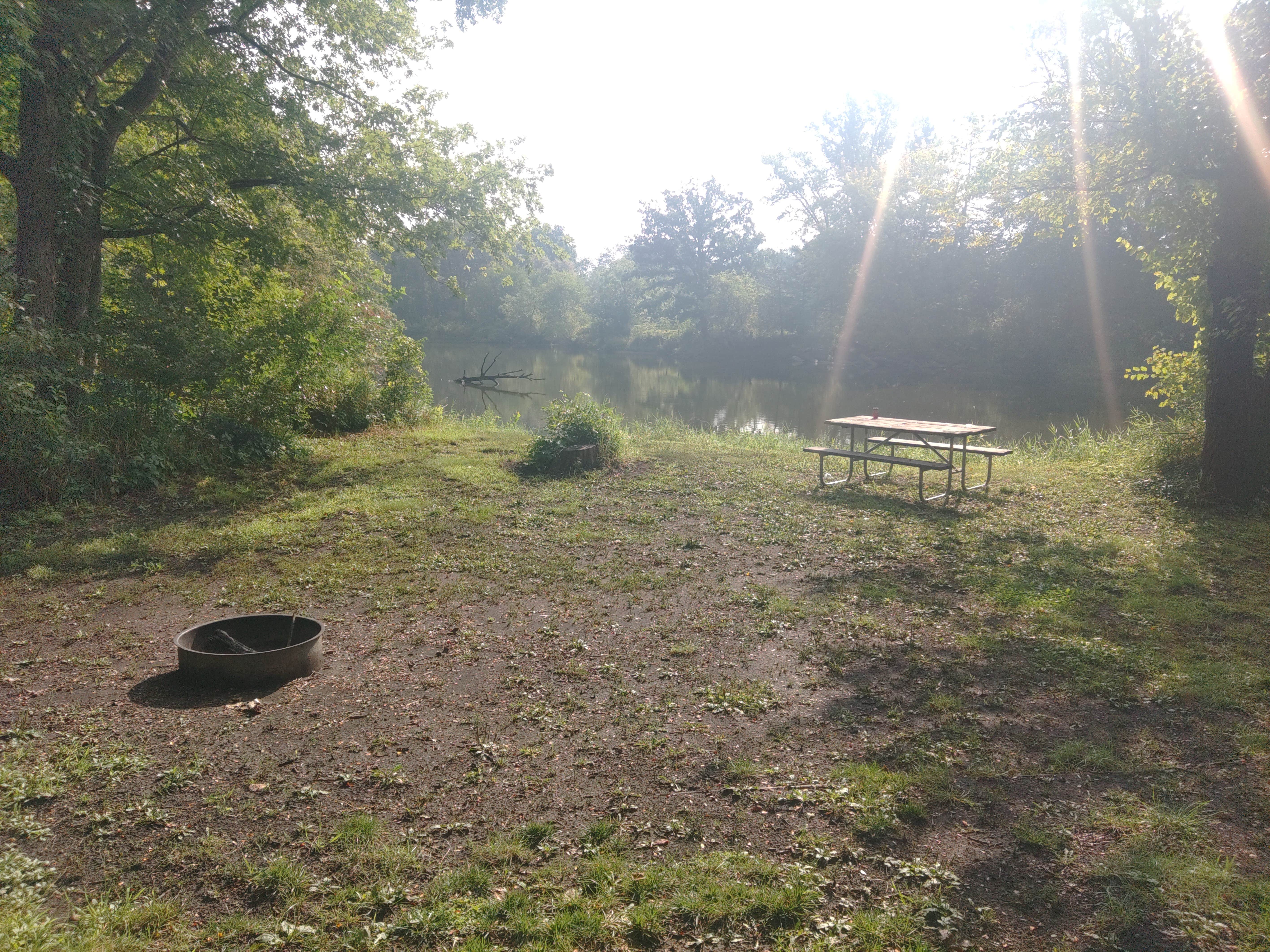 Camper-submitted photo at Saulsbury Bridge Rec Area, Primitive Tent Camp near West Liberty, IA