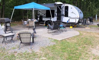 Camping near Hidden Brook Glamping : Honesdale - Poconos KOA, Bethany, Pennsylvania