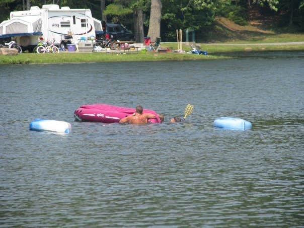 Meag F.'s photo of rv camping at Lake George Escape Campground near South Glens Falls, NY