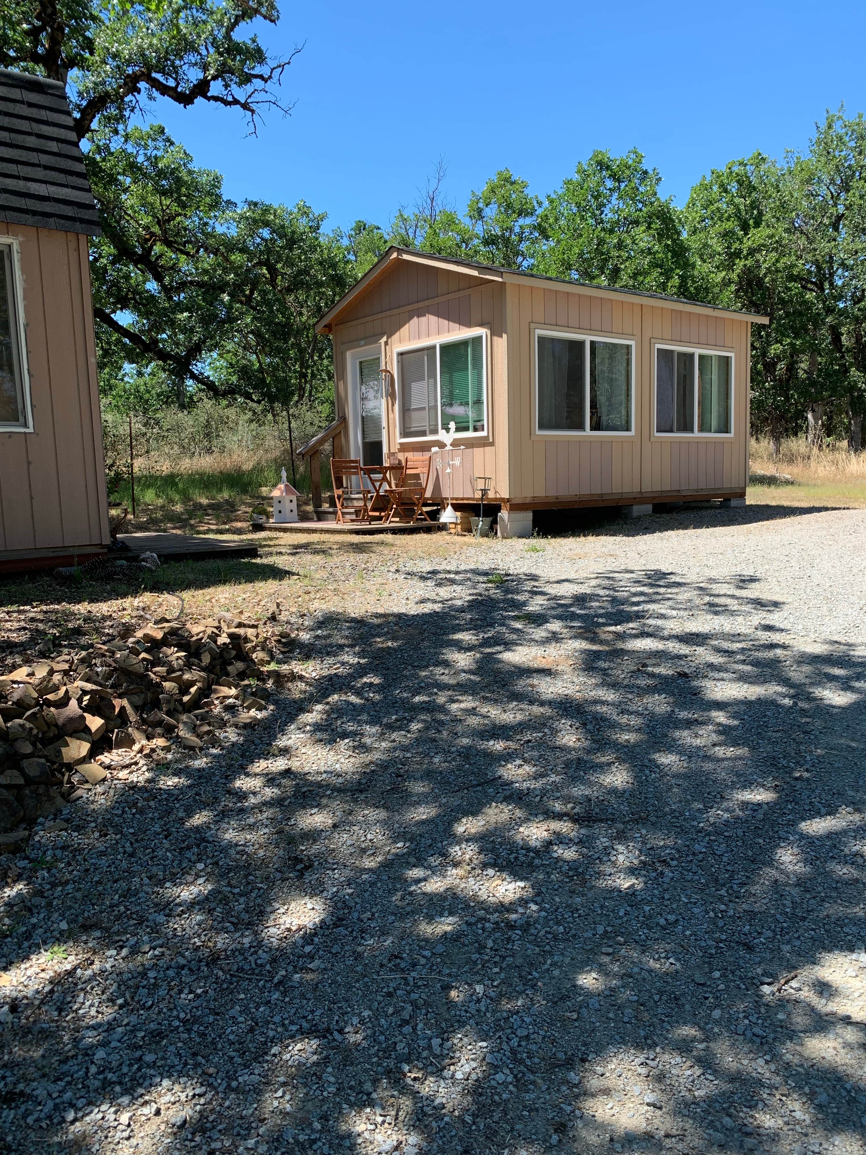 Shona S.'s photo of glamping accommodations at On Sacred Grounds Relaxation Retreat near White City, OR