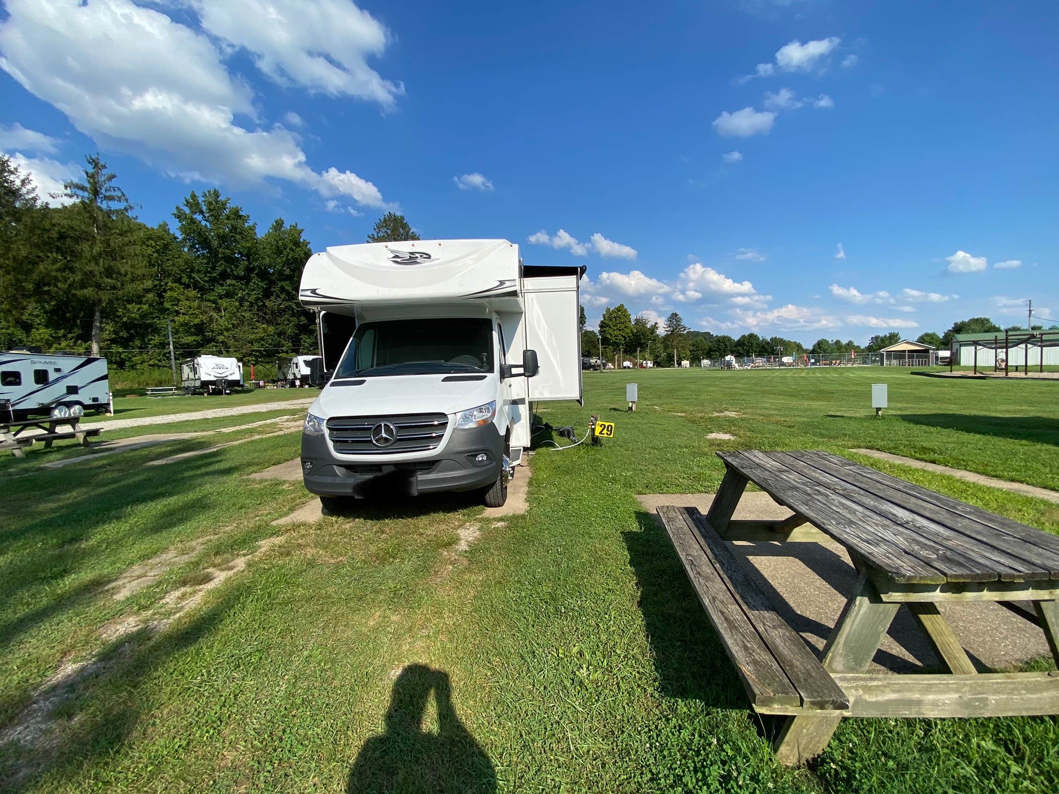 Camper-submitted photo at Krodel Park Campground near Letart, WV