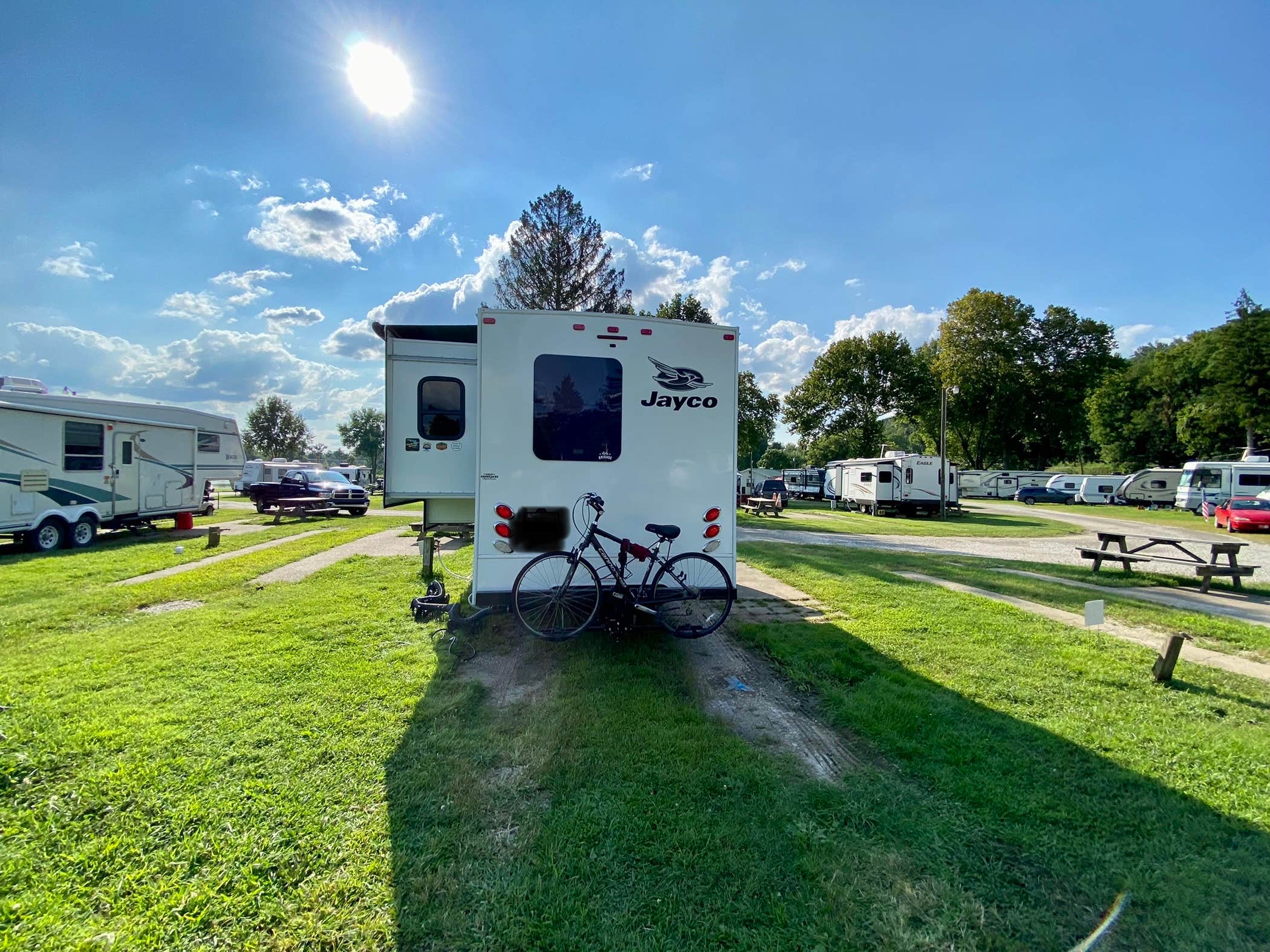 Camper-submitted photo at Krodel Park Campground near Letart, WV
