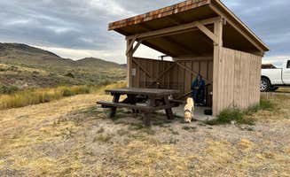 Maggie C.'s photo of camping with pets at Horse Prairie Campground near Polaris, MT