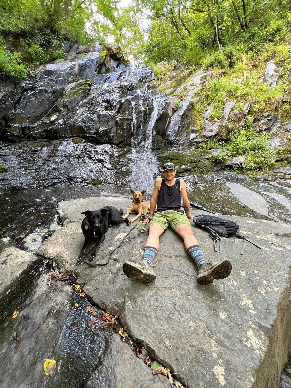 Matthew F.'s photo of camping with pets at Loft Mountain Campground — Shenandoah National Park near Crimora, VA