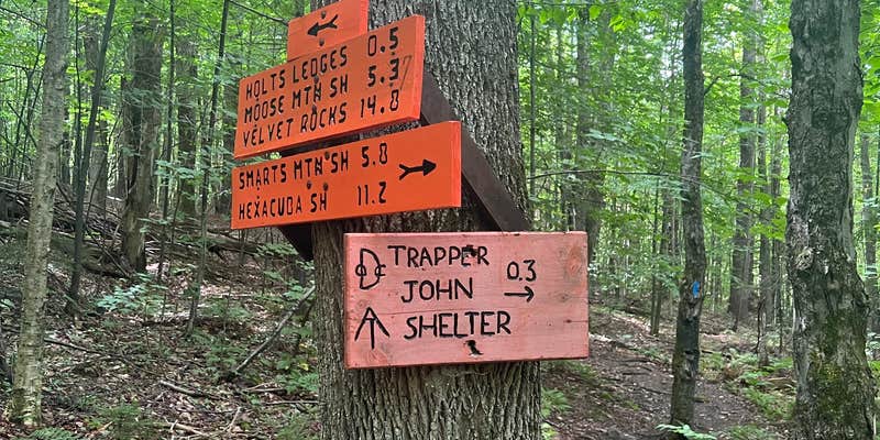 Camper submitted image from Trapper John Backcountry Campground on the AT — Appalachian National Scenic Trail