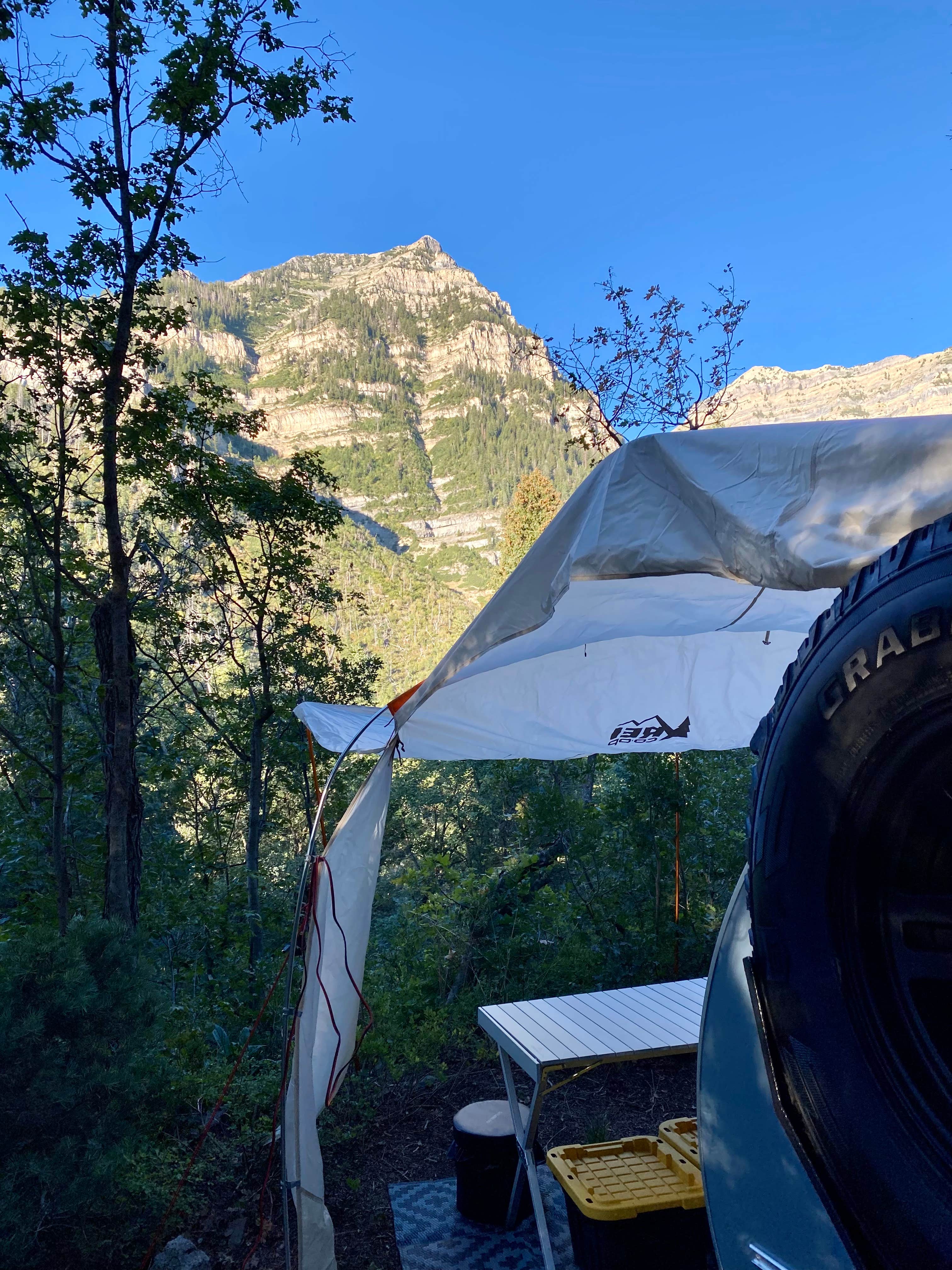 Camping near Great Horned Owl Campground — Deer Creek State Park: Mount Timpanogos Campground, Aspen Grove, Utah