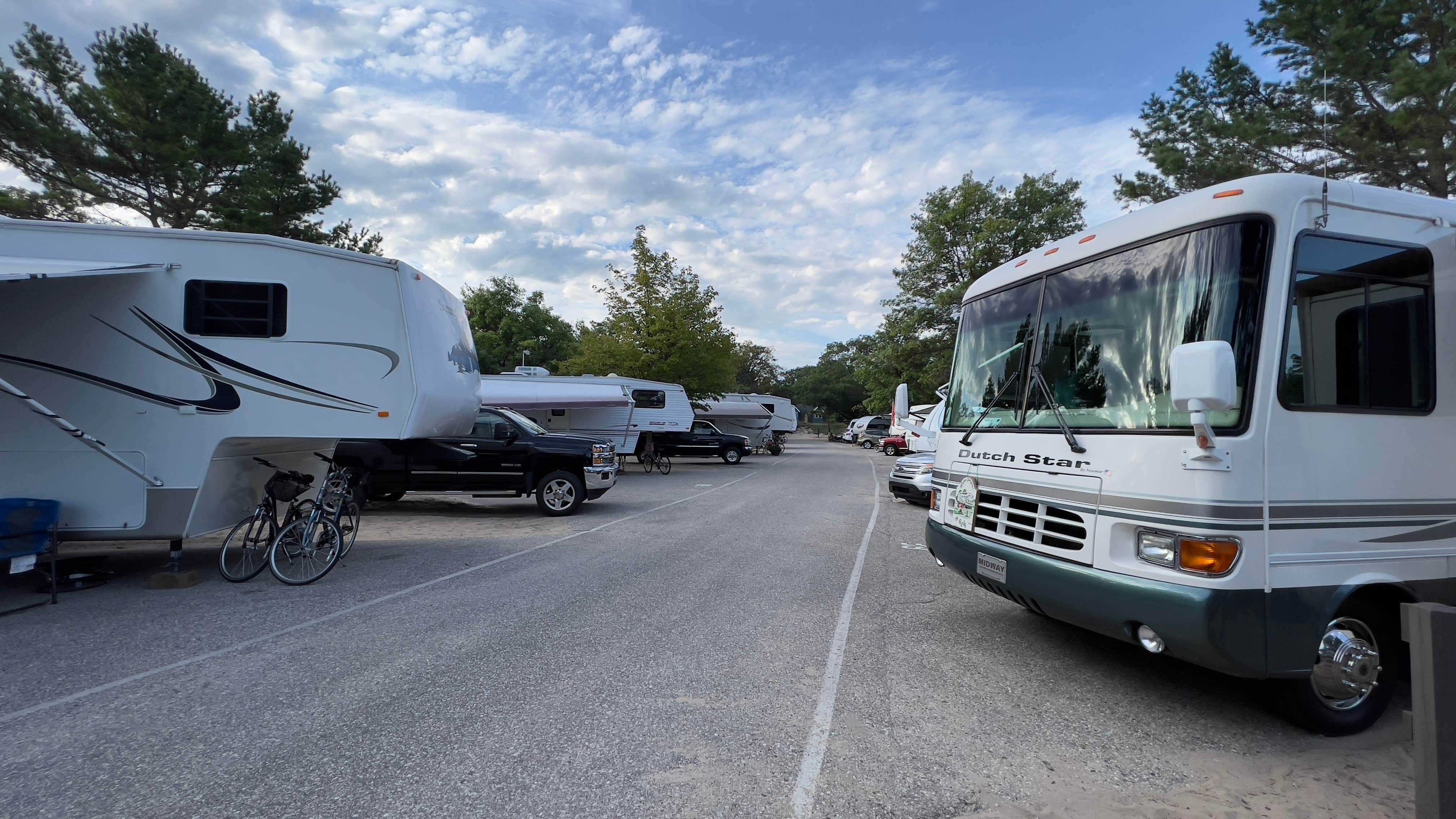 Raul O.'s photo of rv camping at Mears State Park Campground near Mears, MI